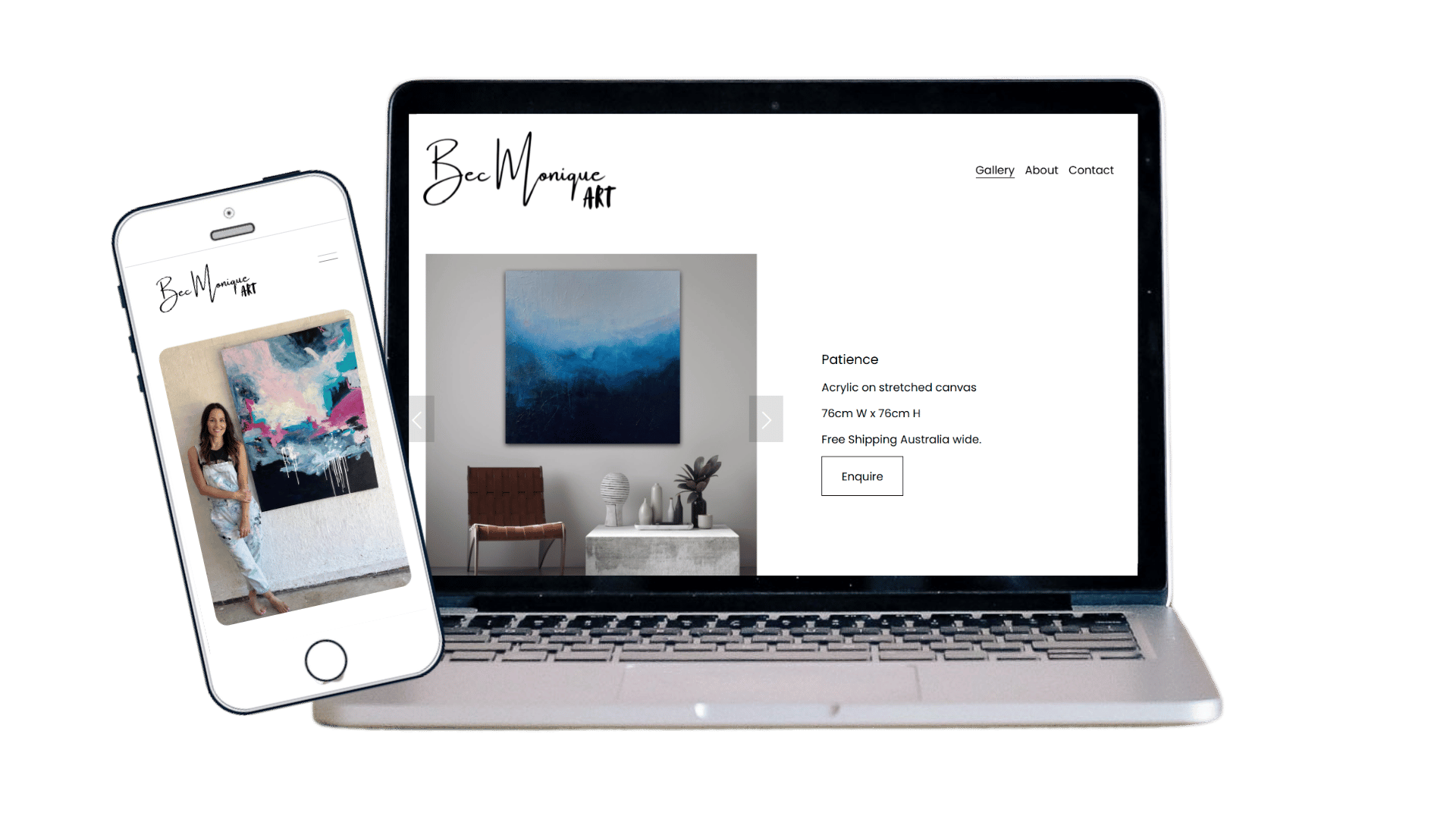 Bec Monique Art - Abstract Artist Melbourne