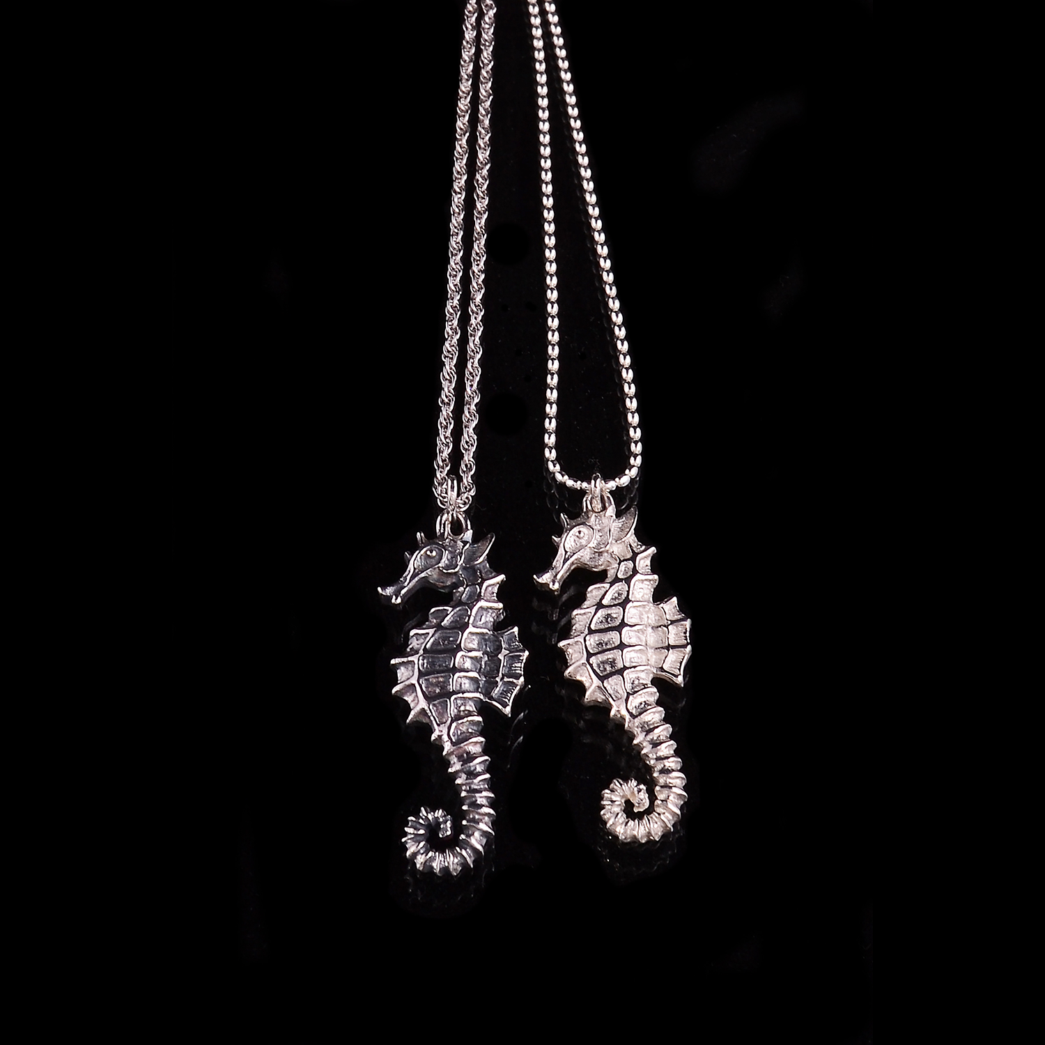 Seahorse Silver Pendant Small