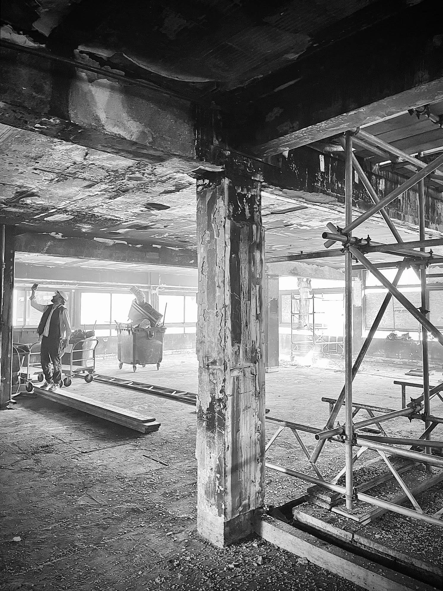 What do you do when a structure becomes dangerous?