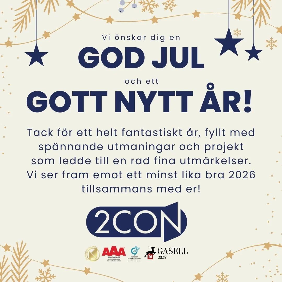 God jul och ett gott nytt år!