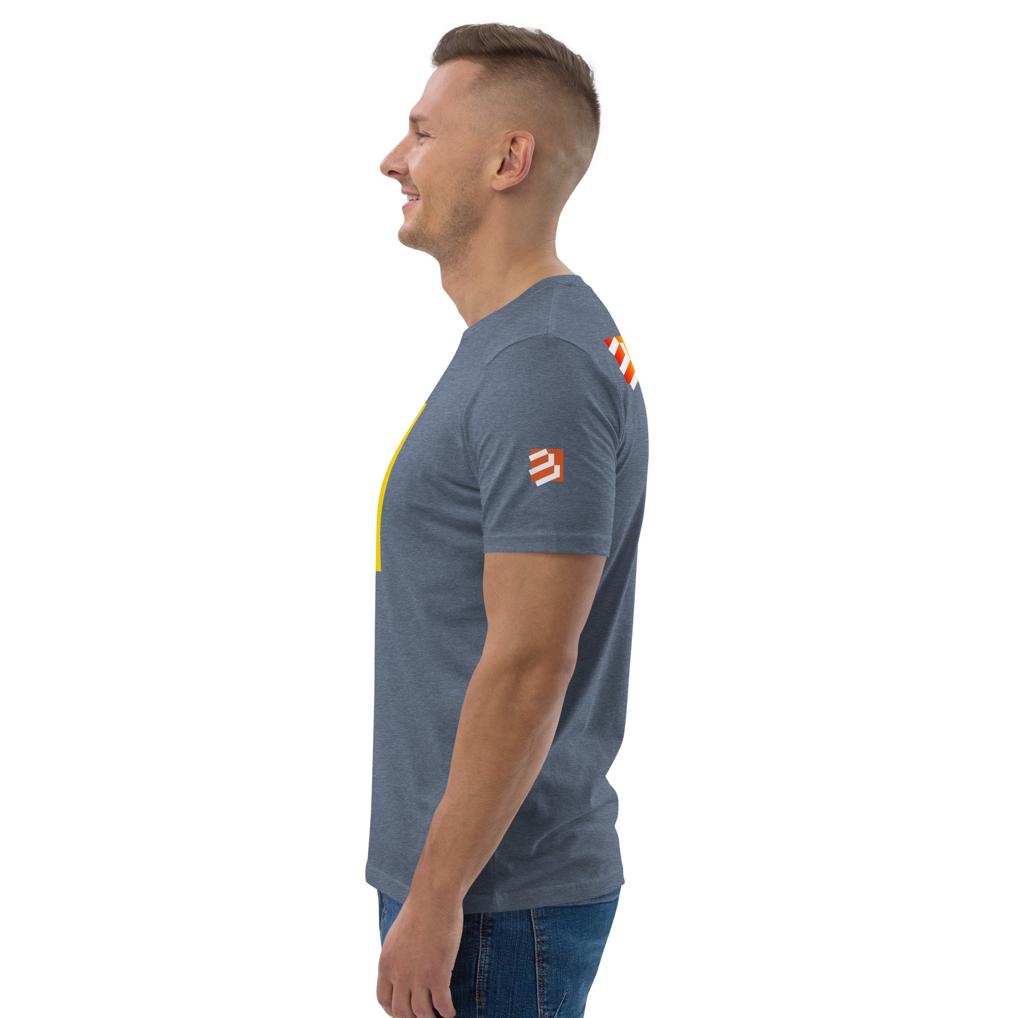 unisex-organic-cotton-t-shirt-dark-heather-blue-left-6889df25c6ea0.jpg
