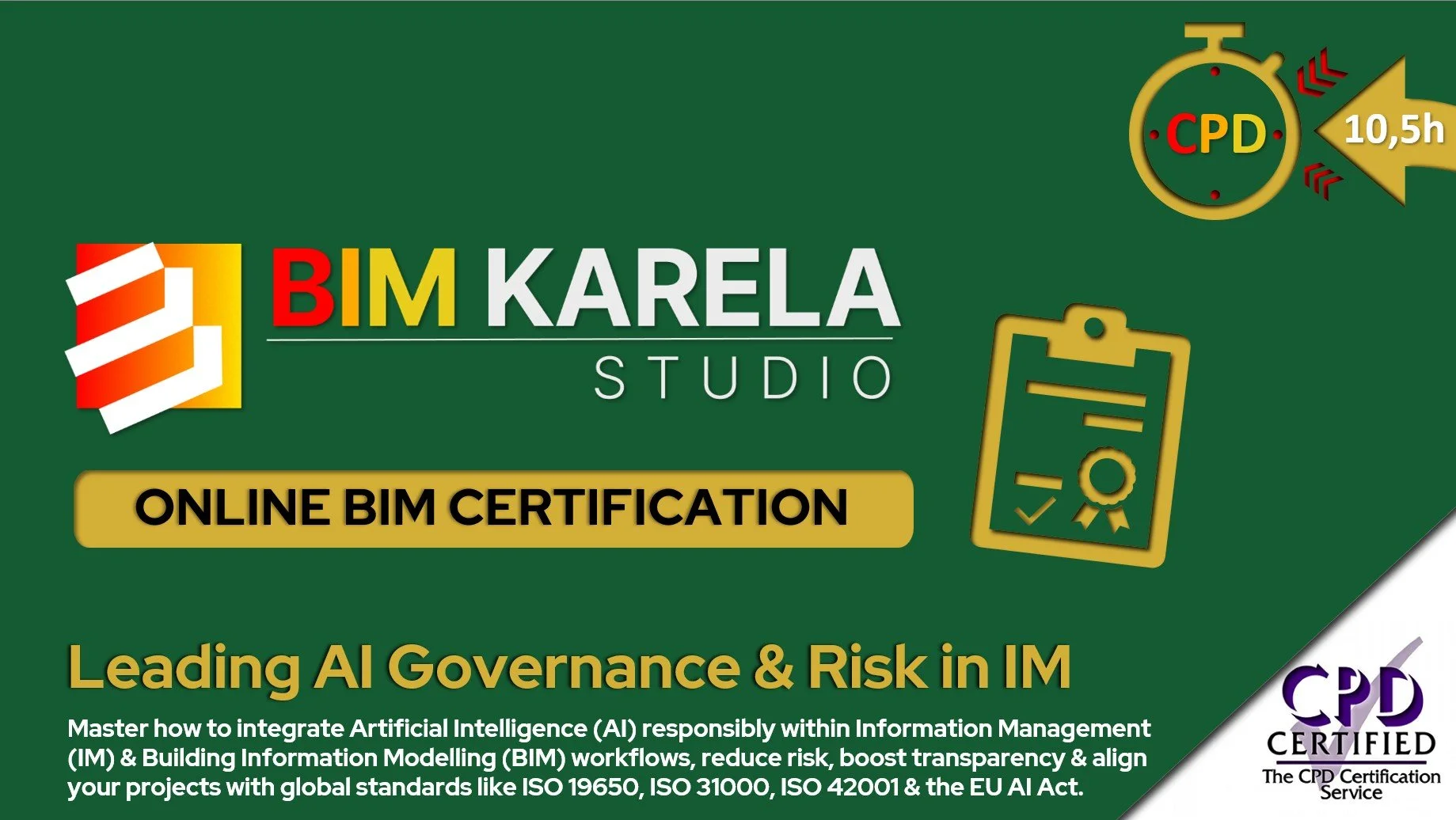 BIM Certification: Leading AI Governance & Risk in IM