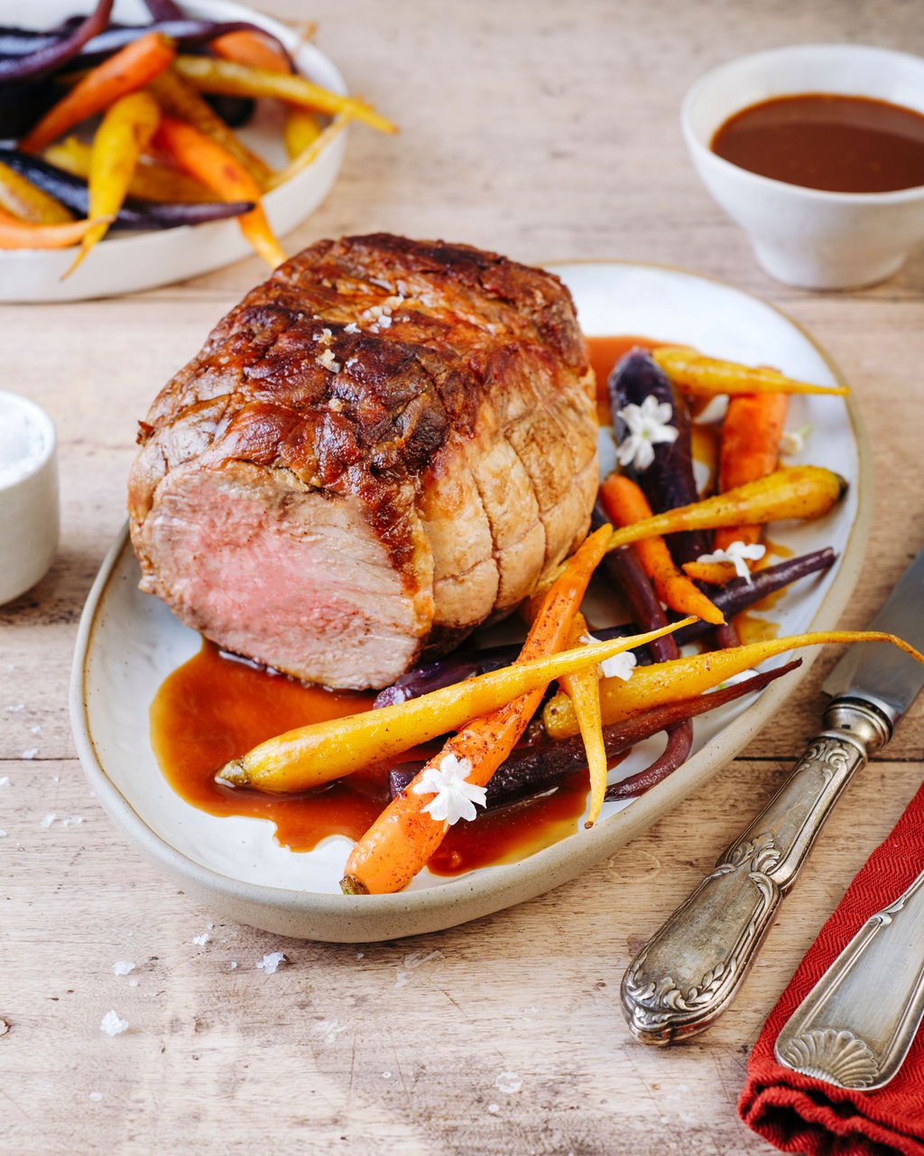 hooting culinaire au flash en studio pour le livret de recettes IGP Porc du Sud-Ouest