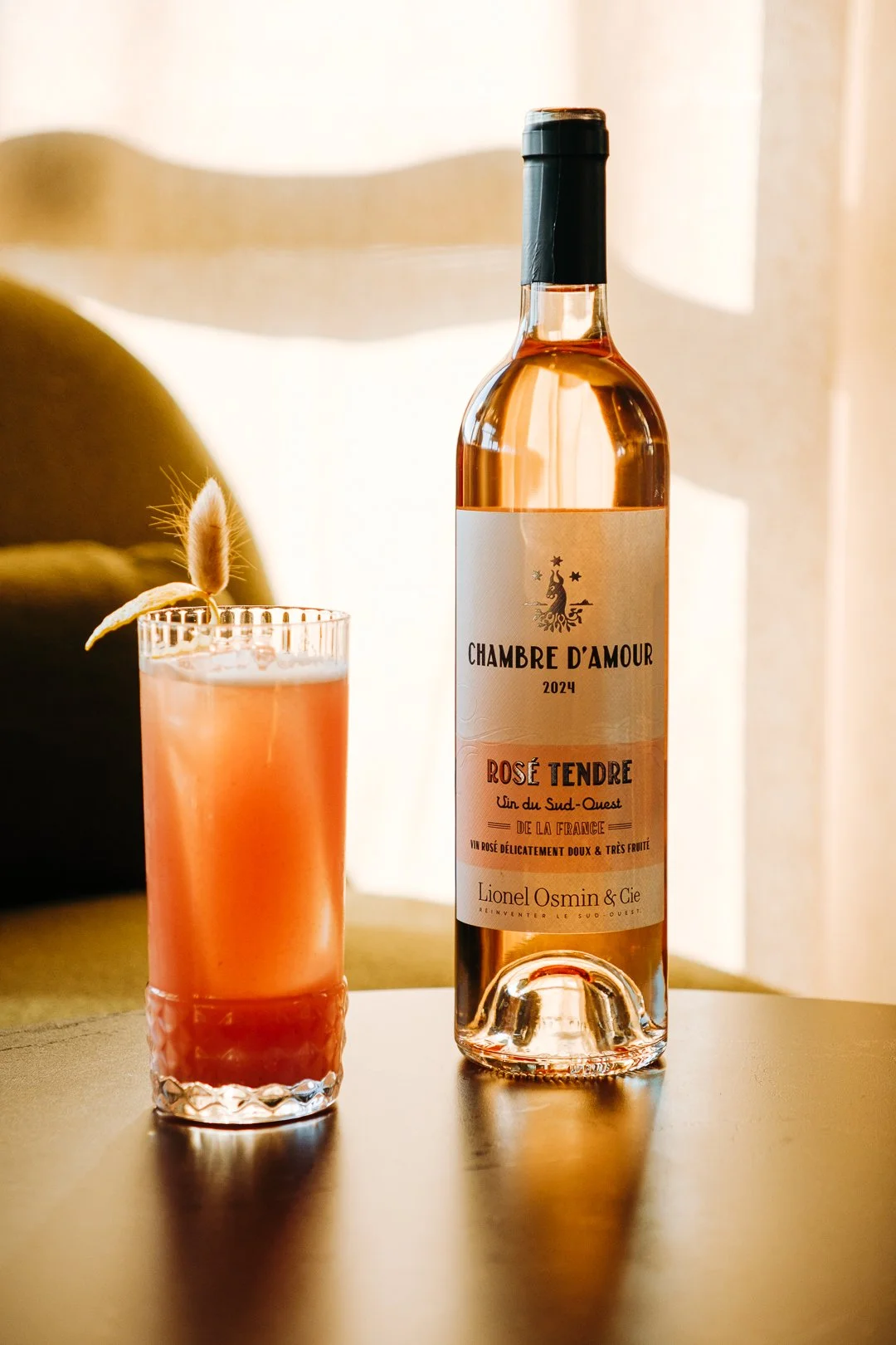 Lionel Osmin - Mise en scène des cocktails Chambre d’Amour