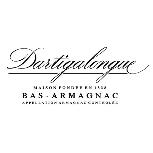 Logo de la maison de vin Dartigalounge, fondée en 1838, située à Bas-Armagnac, appellation contrôlée.