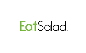Logo EatSalad écrit en vert et noir.