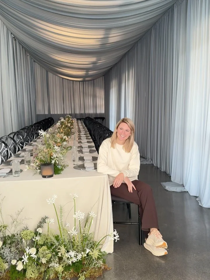 The dreamiest blue drapery, nerine lilies, and a random log from my backyard... Swipe for some behind the scenes from February&rsquo;s @emergeeventcollective Denver wellness day. So honored to have collaborated with these talented vendors:

Host: @em