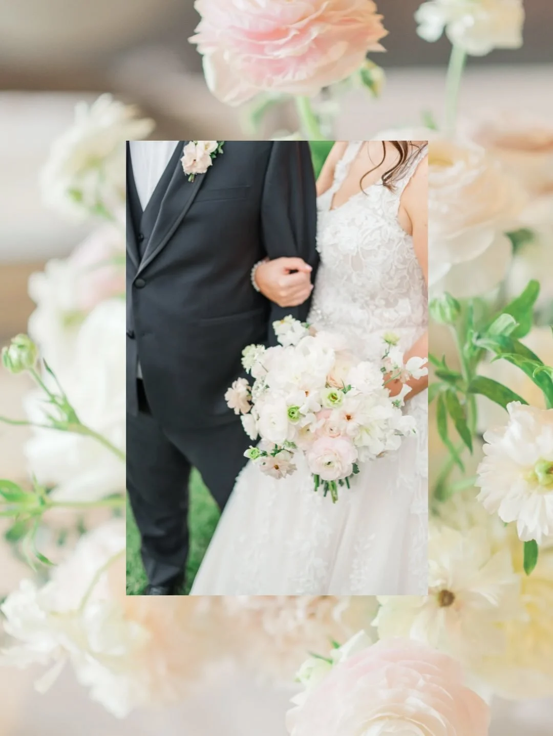 Soft, lush, and layered details for A+M, complete with to-die-for local peonies and ranunculus from @gathermountainblooms and @ellens_flowers ✨

Planning | @jillianmarie.events 
Photo | @melaniejoy.photography
Floral | @kind_floral
Beauty | @the_day_