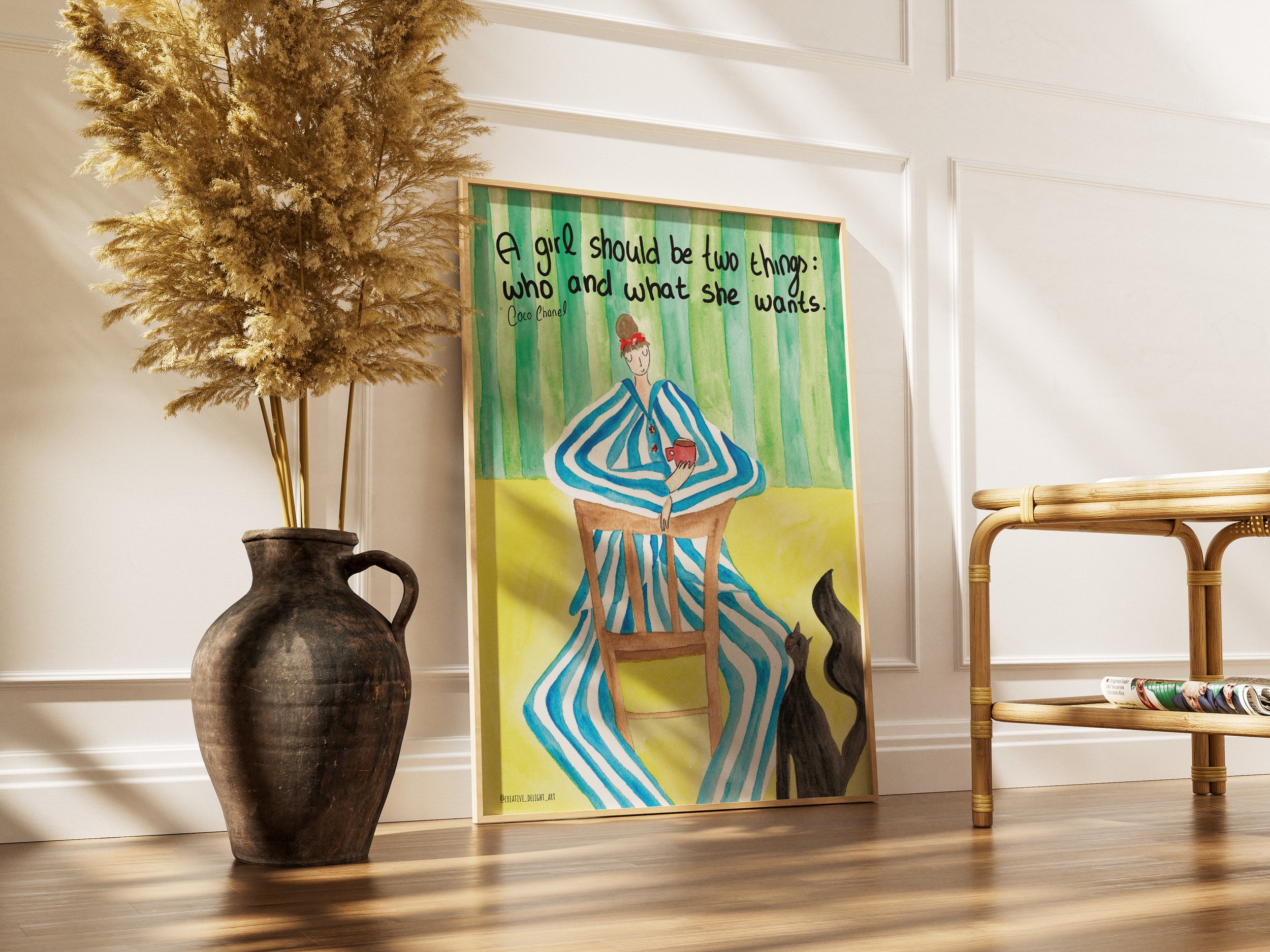 A girl should be two things: who and what she wants