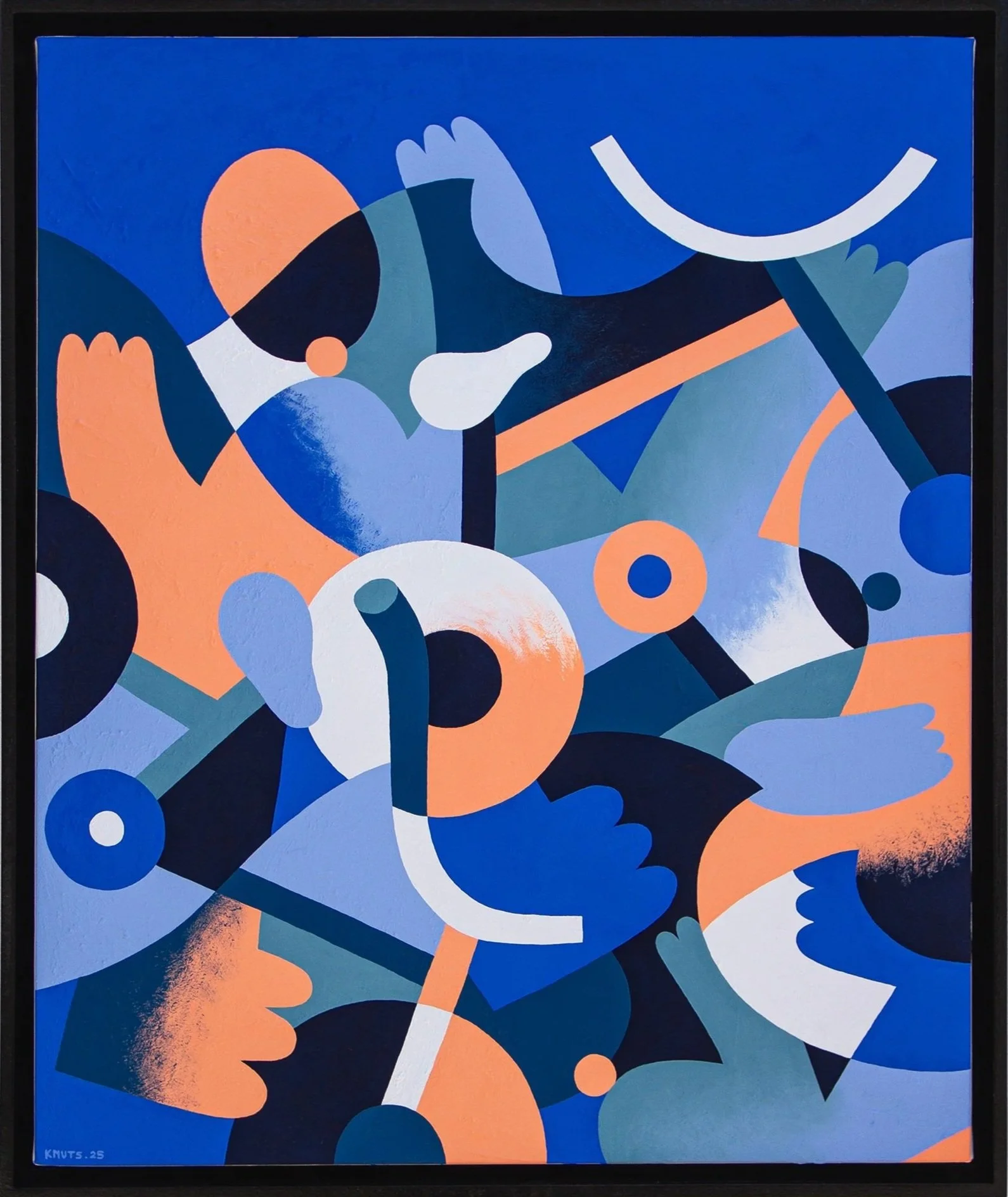 ALGUES SUR CHAÎNES   
65 x 54 cm