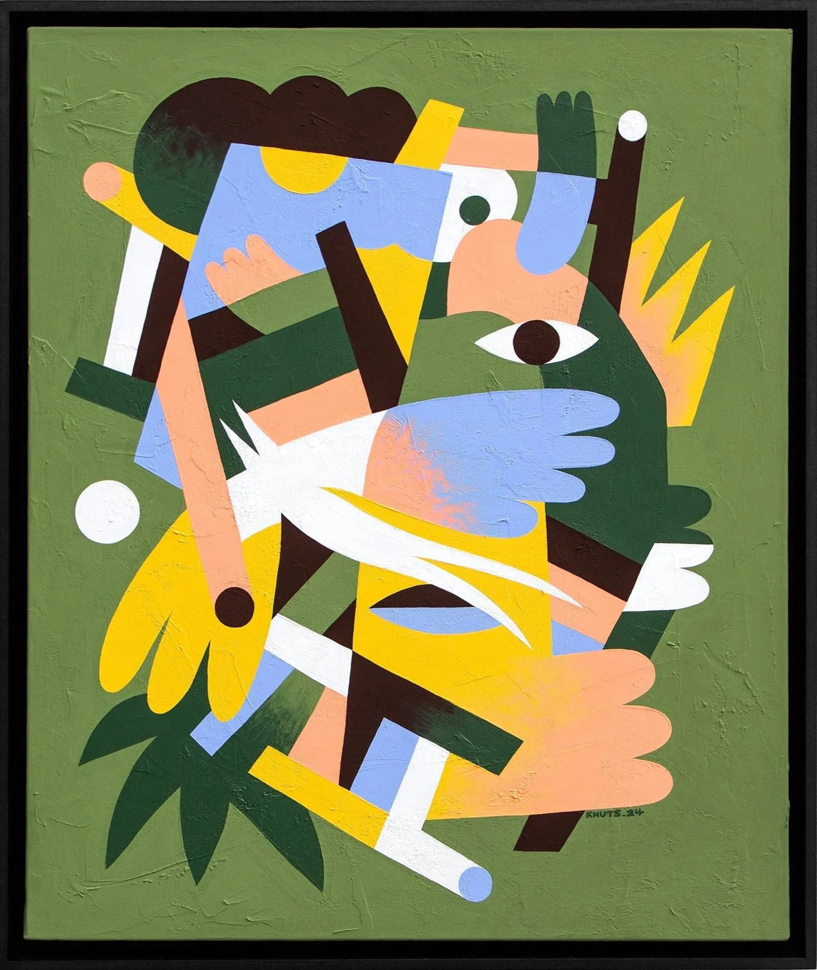 FACE À L'AMBITION  
65 x 54 cm