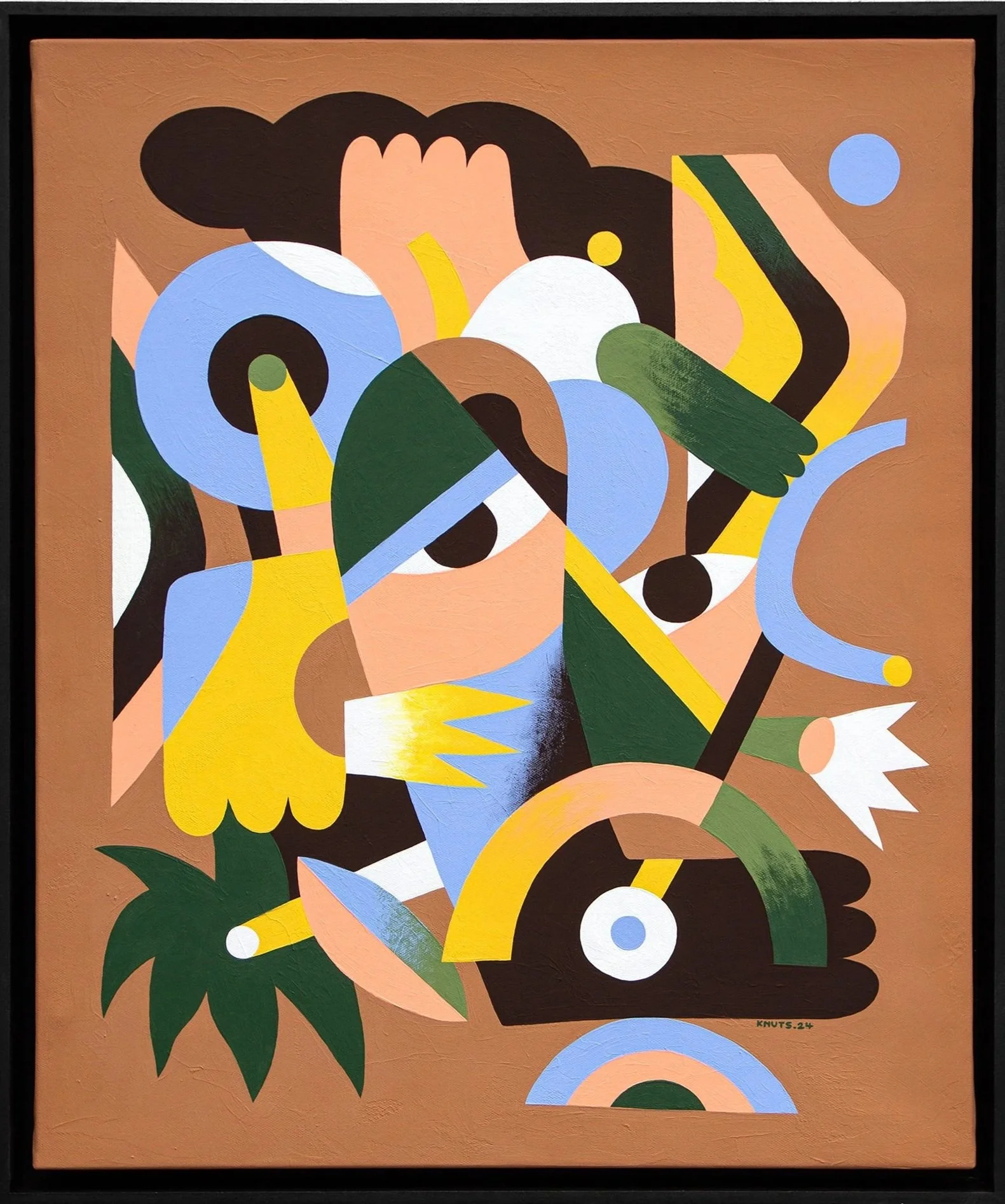 FACE À L'HÉRITAGE  
65 x 54 cm