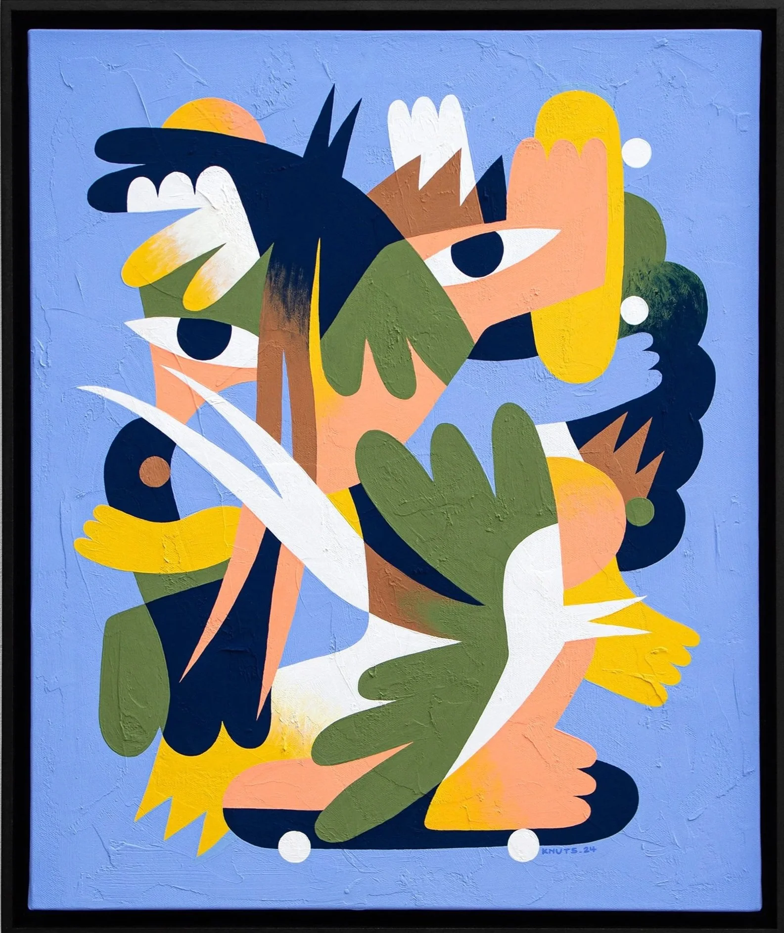 FACE À LA LIBERTÉ  
65 x 54 cm