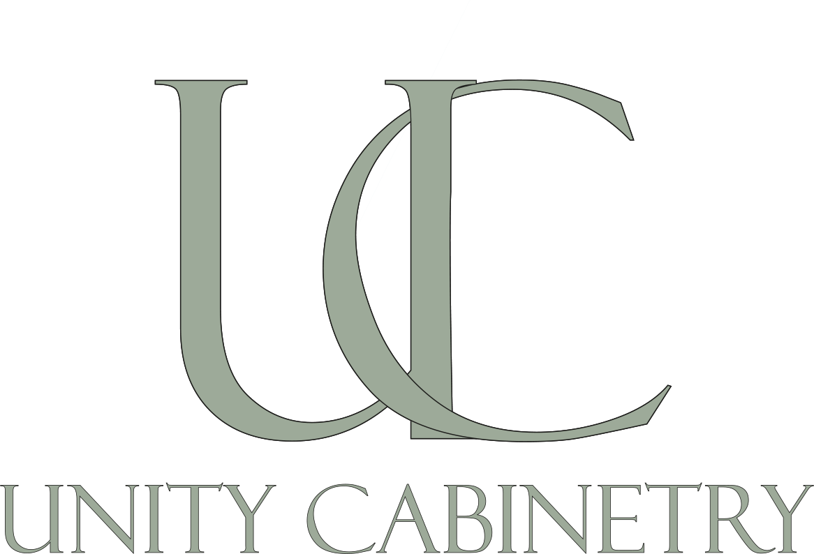 Logo for Unity Cabinetry solutions for kitchens, built-ins, bathroom vanity, commercial cabinets, commercial casework