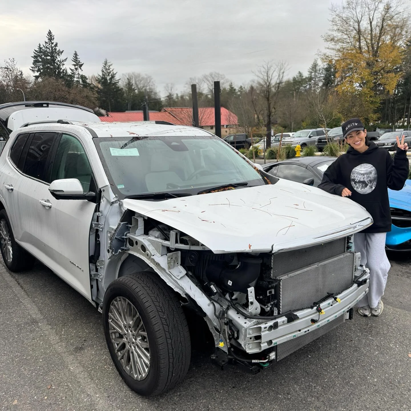 I wasn&rsquo;t expecting any of it.

We had just gotten me a new car, &amp; I loved it so much. It felt like such a gift, a little grace from God in the middle of a crazy season. And then out of nowhere, I got hit by a teenager. I hadn&rsquo;t even o