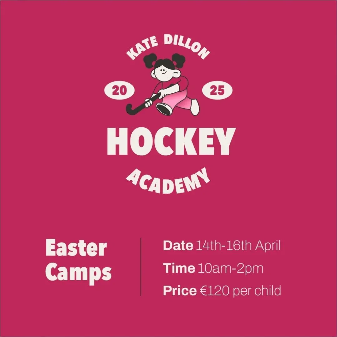 3 Day Easter Camp 🐣
Junior Camp : 1st to 6th class
Senior Camp: 1st to 3rd Year
Link in bio to book
www.katedillonacademy.com 
#hockey #skills #easter  #fun #fitness #friends