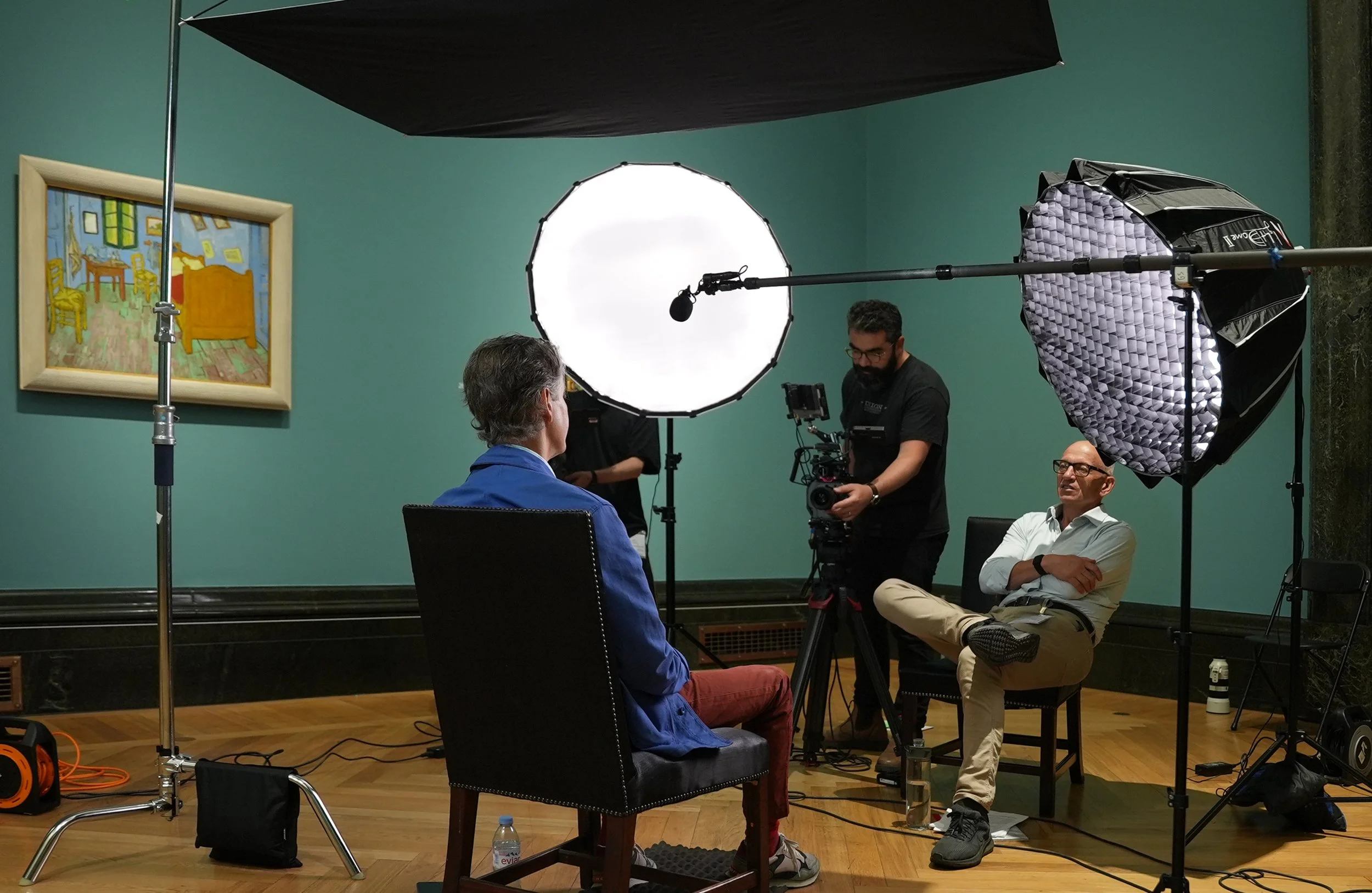 13 Filming Van Gogh at National Gallery © David Bickerstaff.jpg