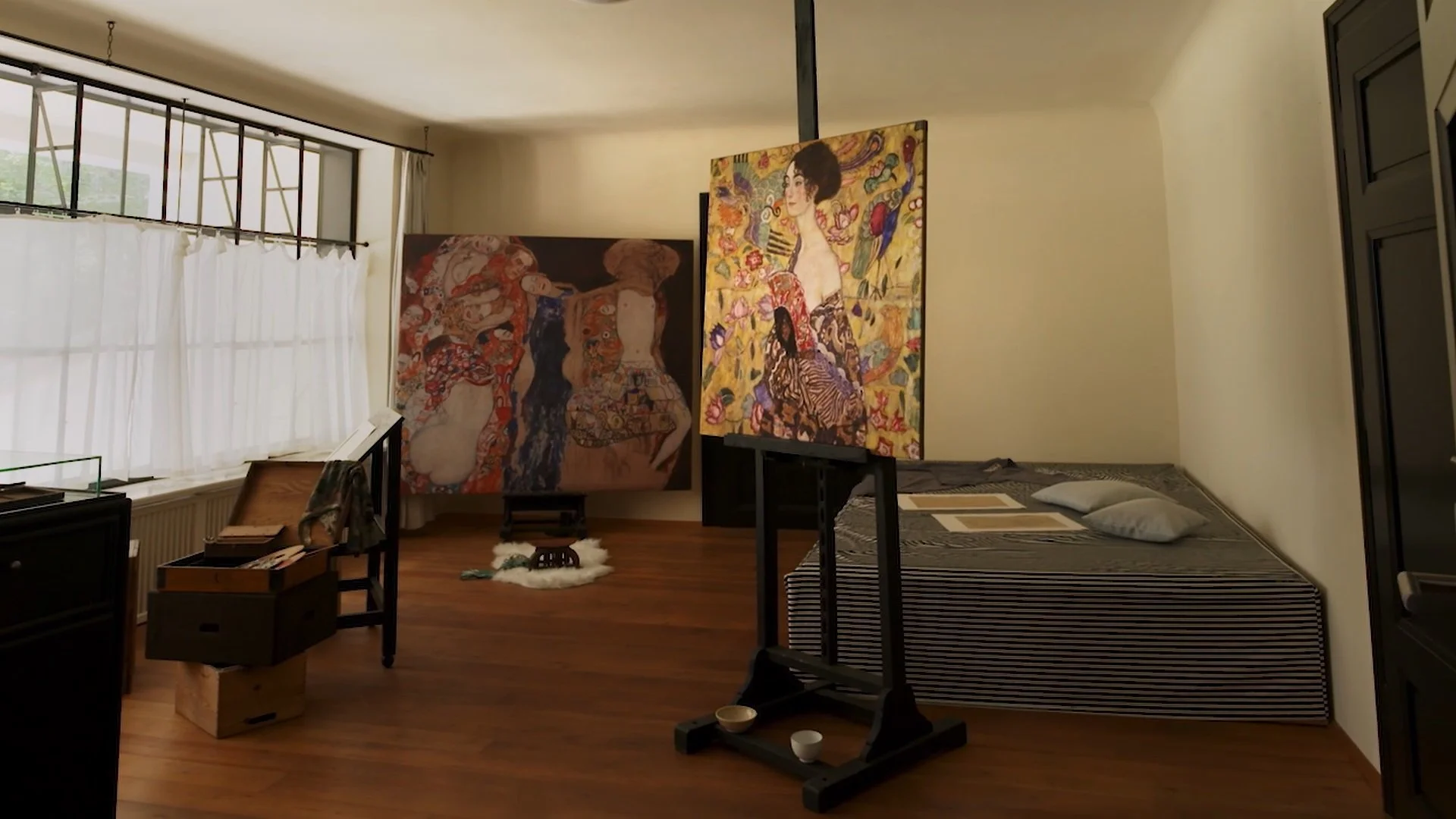 EOS Klimt & the Kiss, Gustav Klimt's Studio.jpg