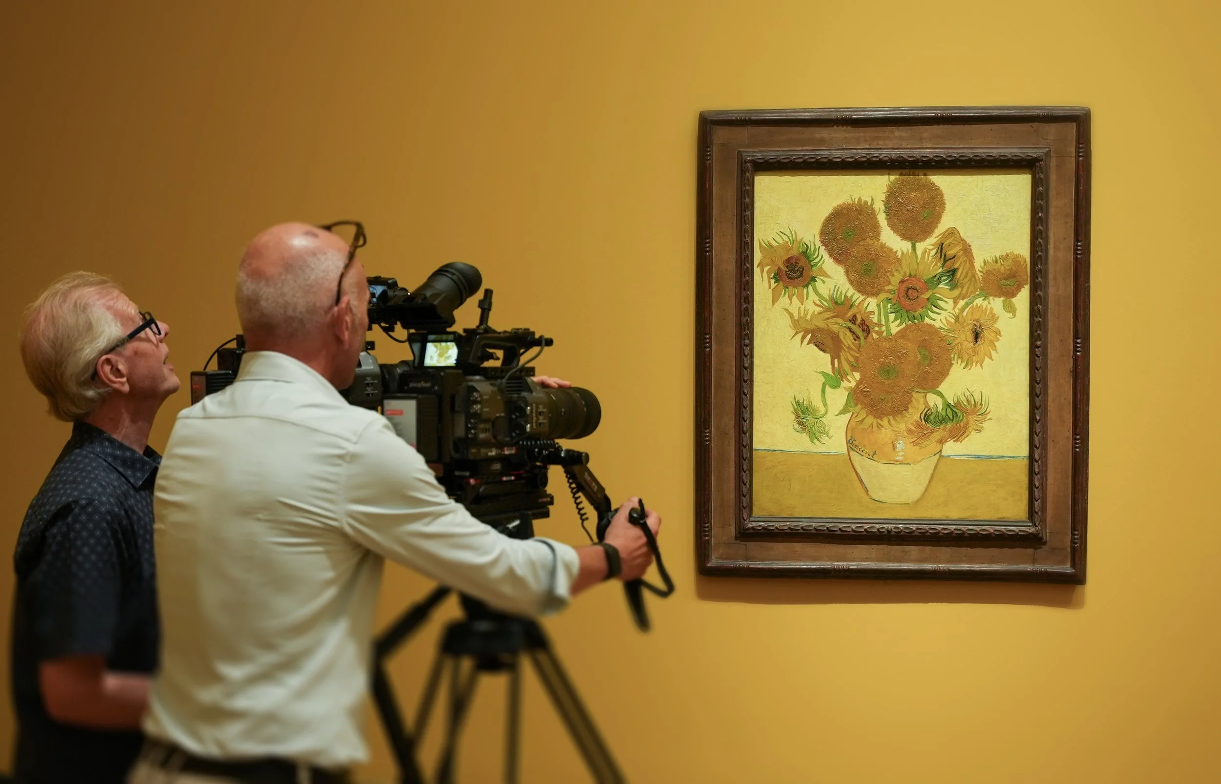 14 Filming Van Gogh at National Gallery © David Bickerstaff.jpg