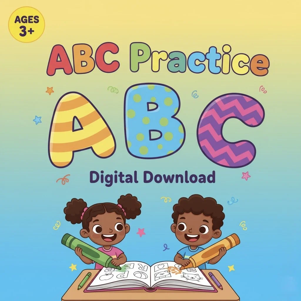 ABC Writing Practice for Kids – Digital Download