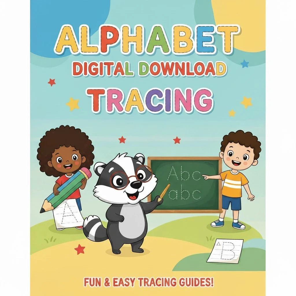 Alphabet Tracing Digital Download