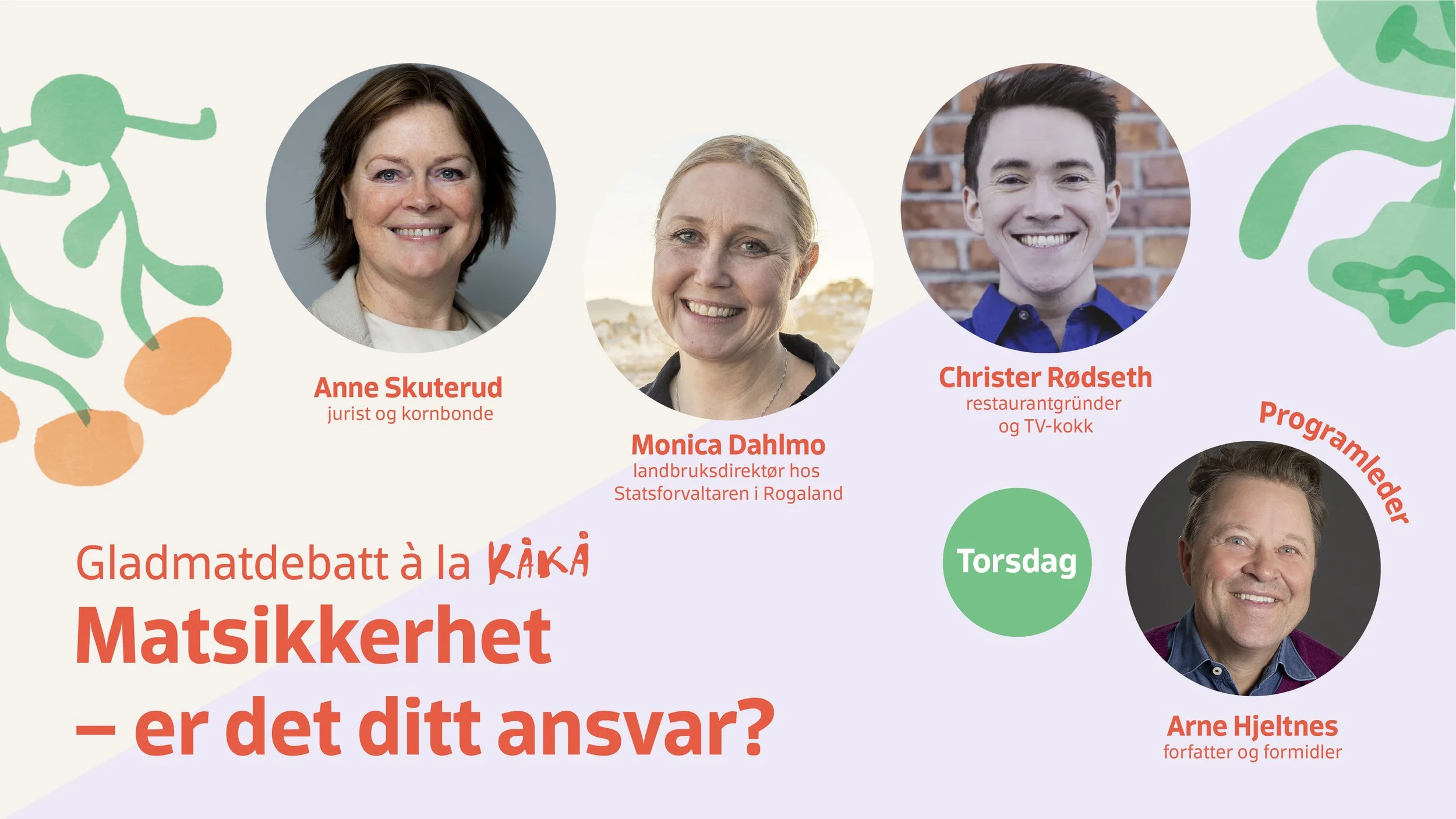 Gladmatdebatt à la KÅKÅ: Matsikkerhet – er det ditt ansvar?