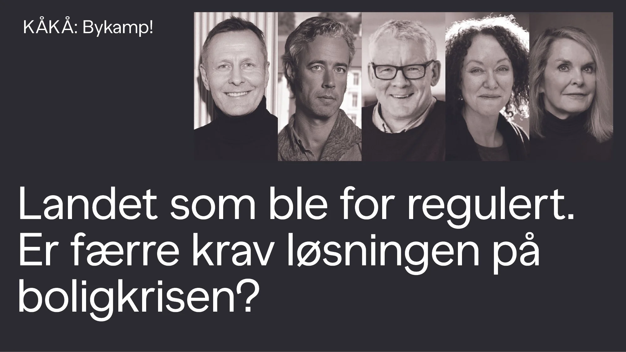 BYKAMP: Landet som ble for regulert. Er færre krav løsningen på boligkrisen? 