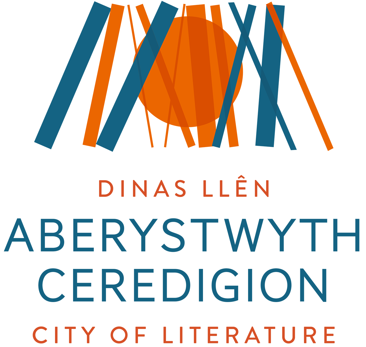 City of Literature Aberystwyth Ceredigion logo