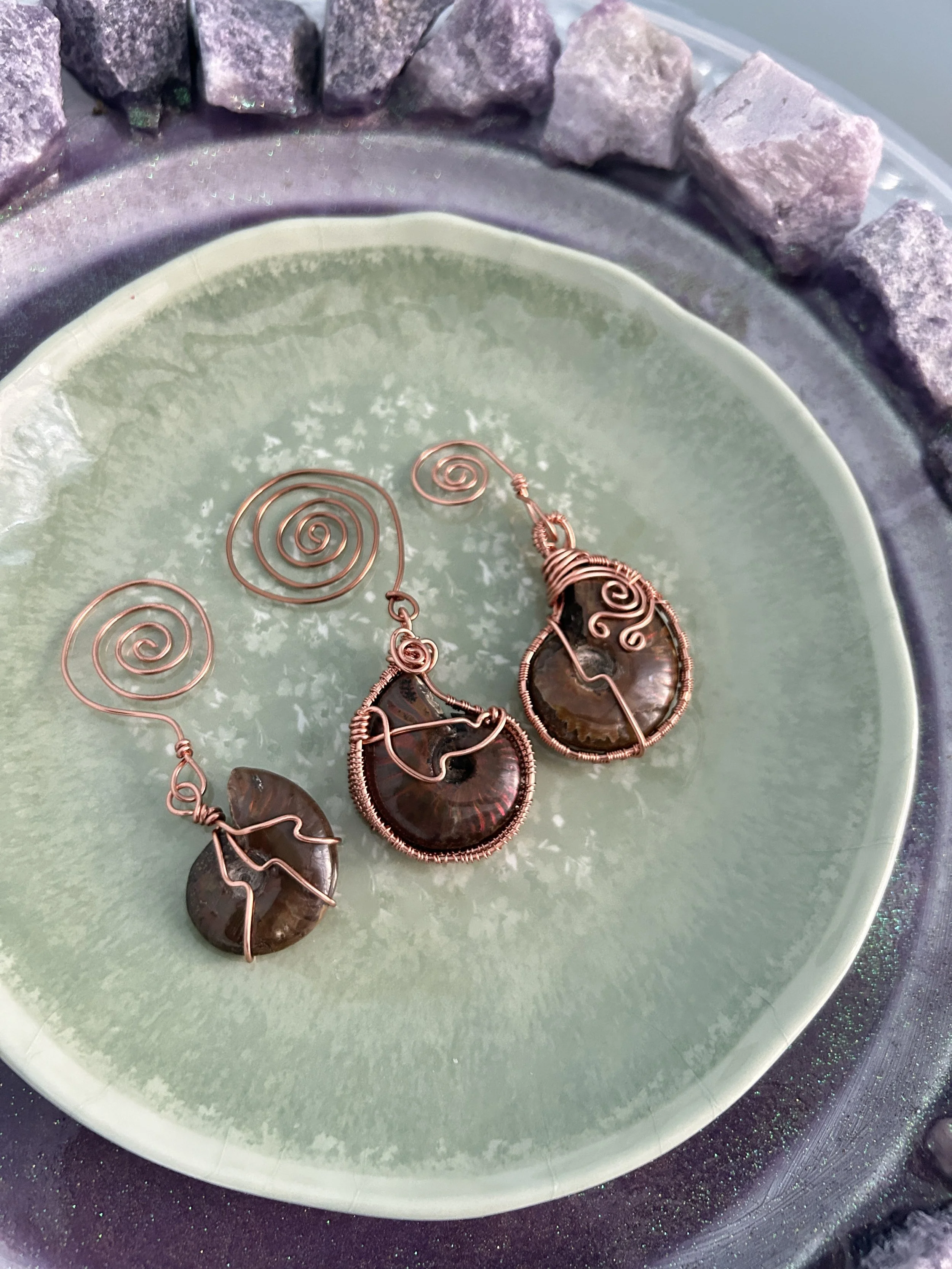 Ammonite Tea Weight