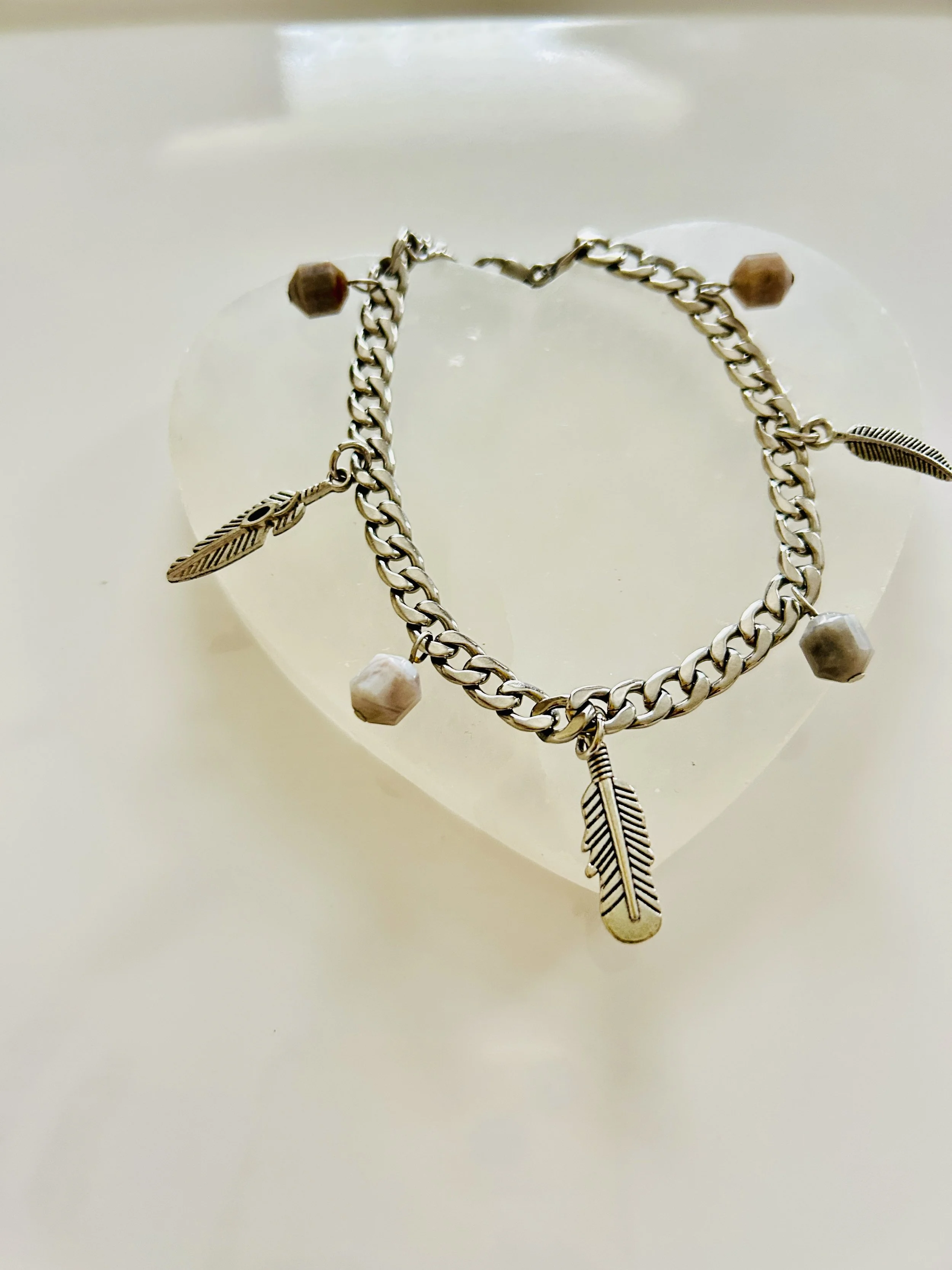 Agate Charm Bracelet