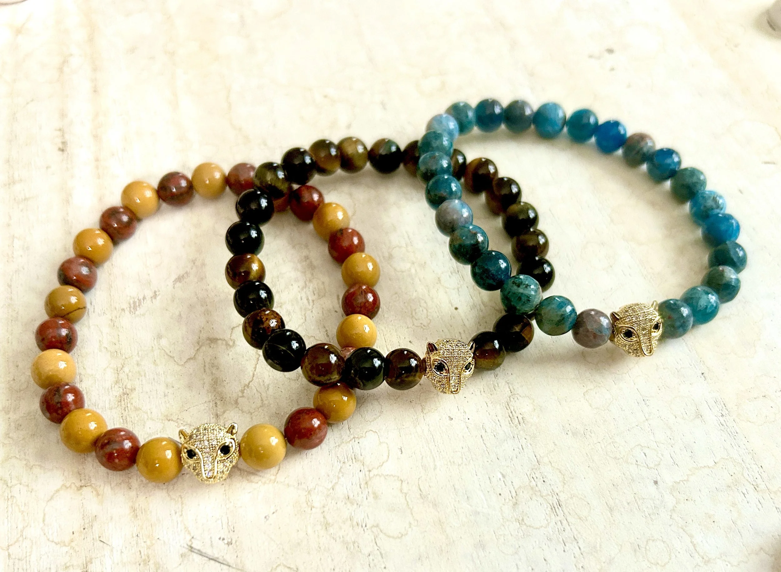 Gold Leopard Bracelets