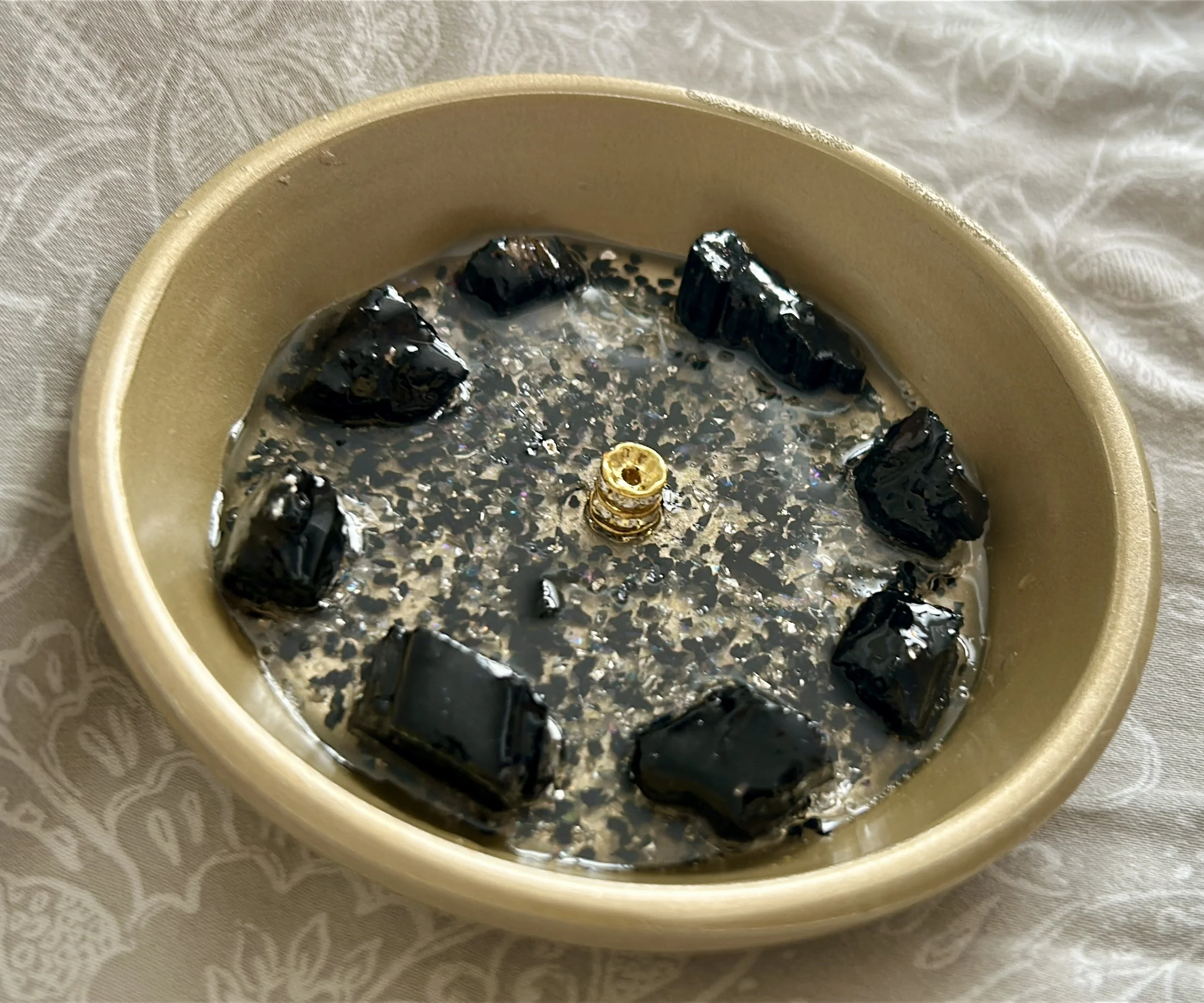 Black Tourmaline Incense Holder