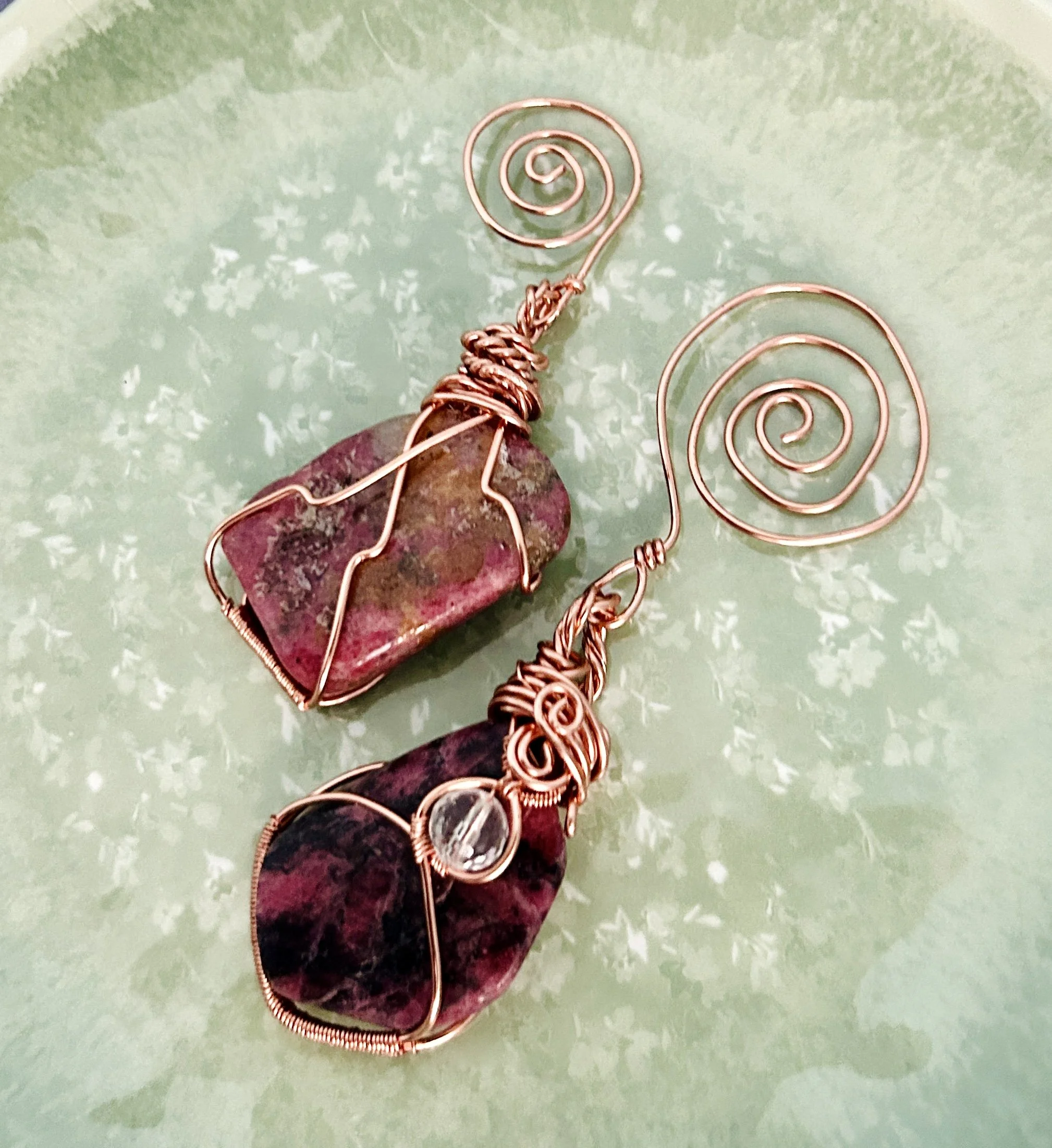Rhodonite Tea Weight