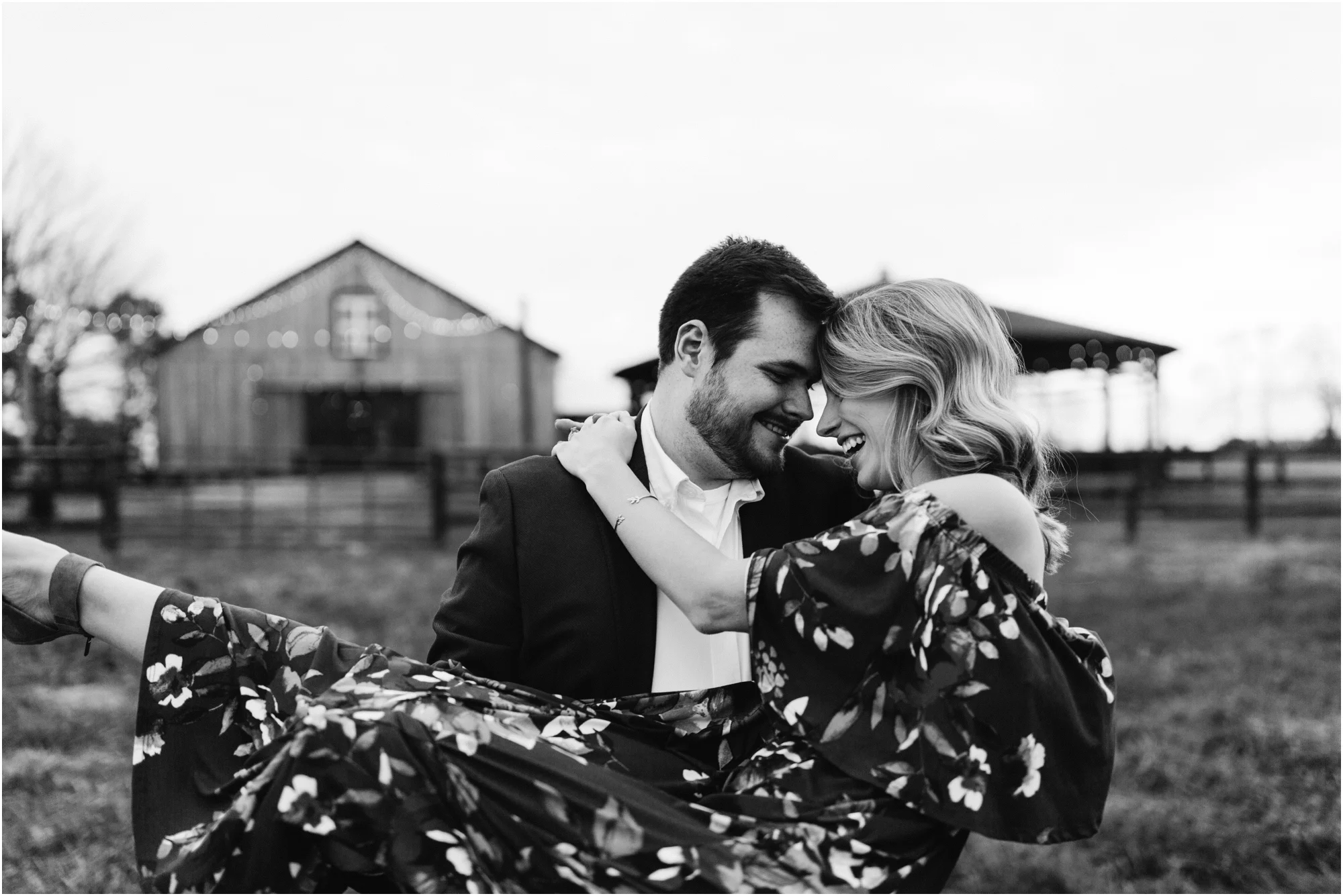 Kelly + Zach | The Vintage Barn at Merefield Engagement Session | Midway, KY