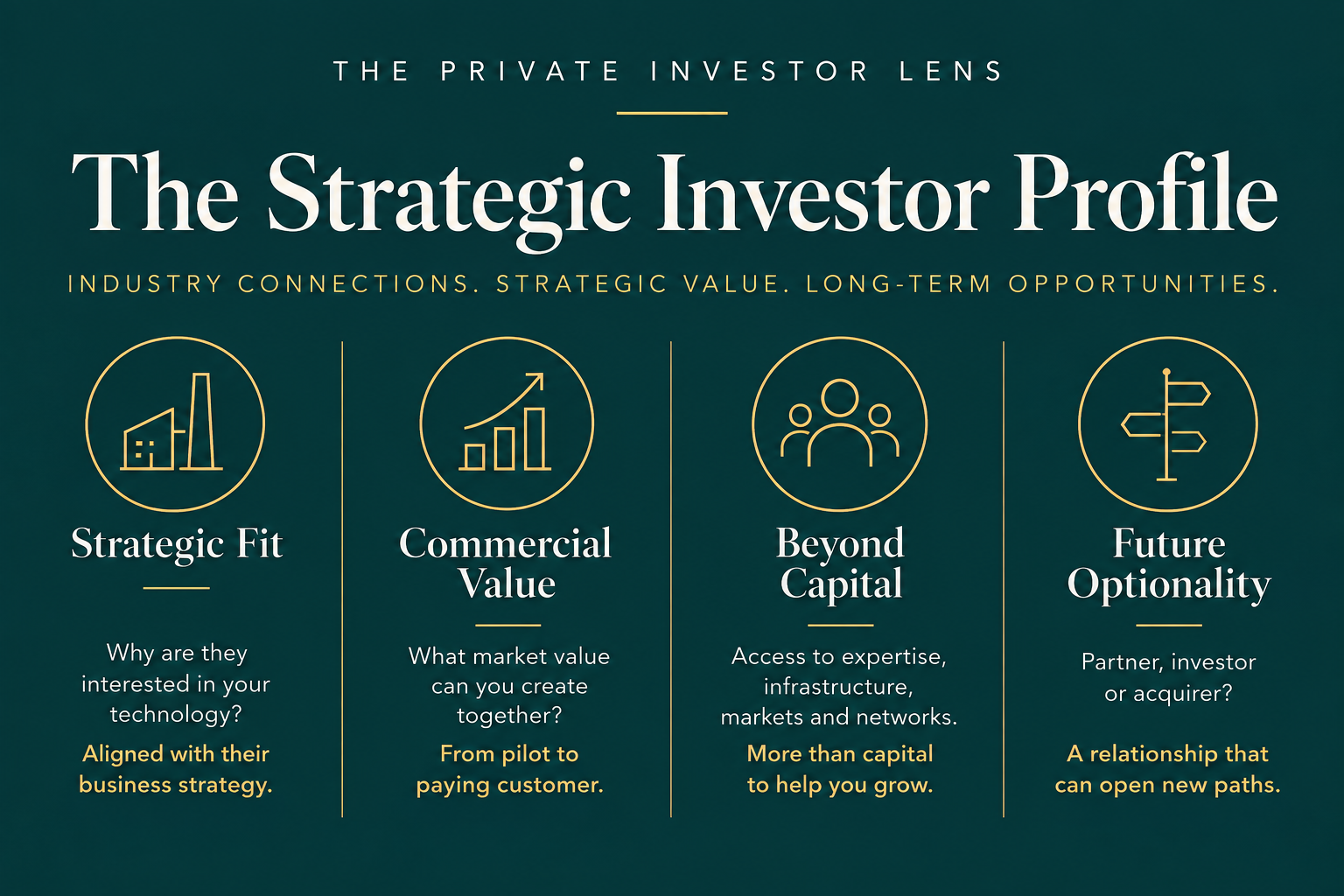 The strategic investor profile