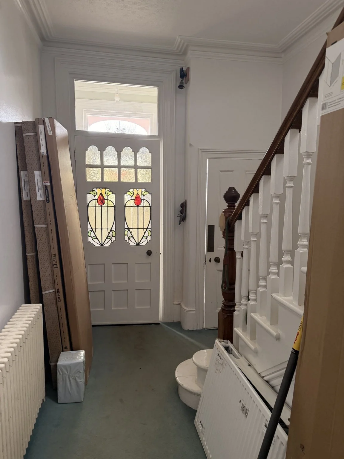 Before - the room lacked character and warmth 