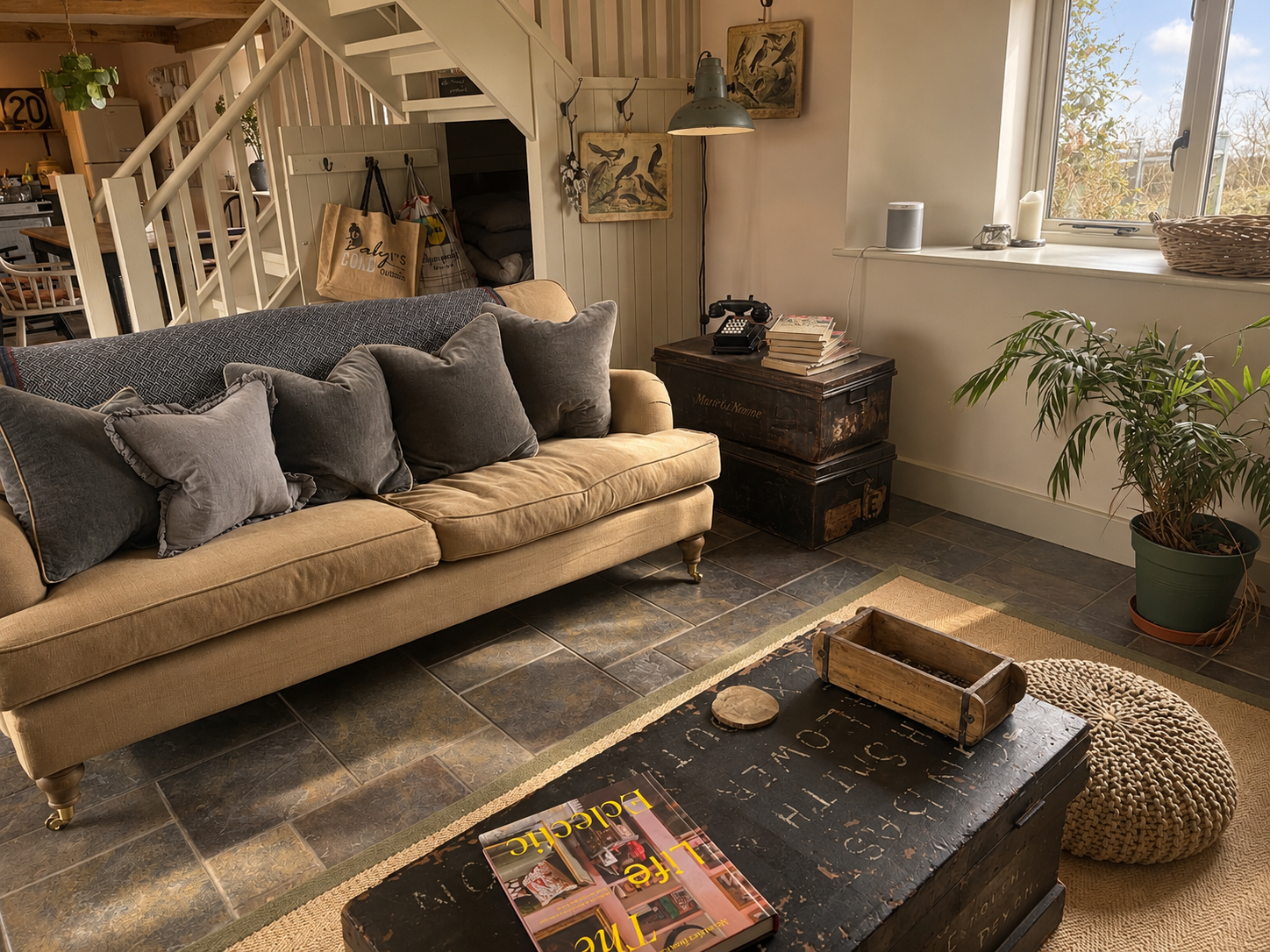 Cosy Rustic Farmhouse Living Room.png