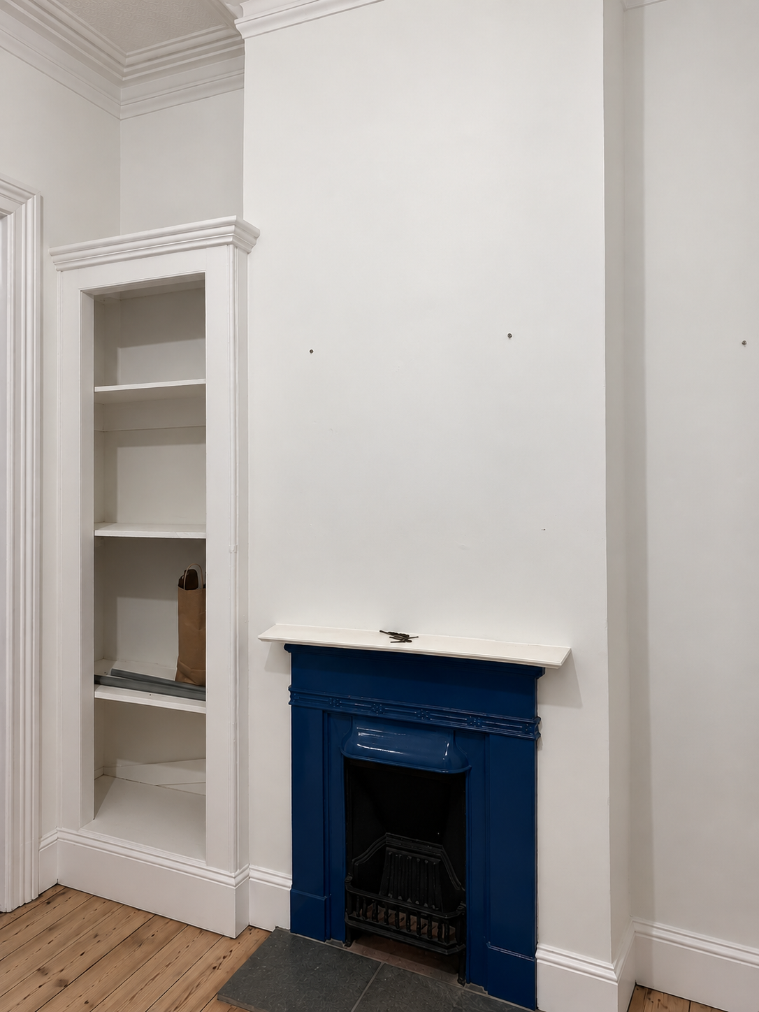 Before - a small bedroom at the front of the house 