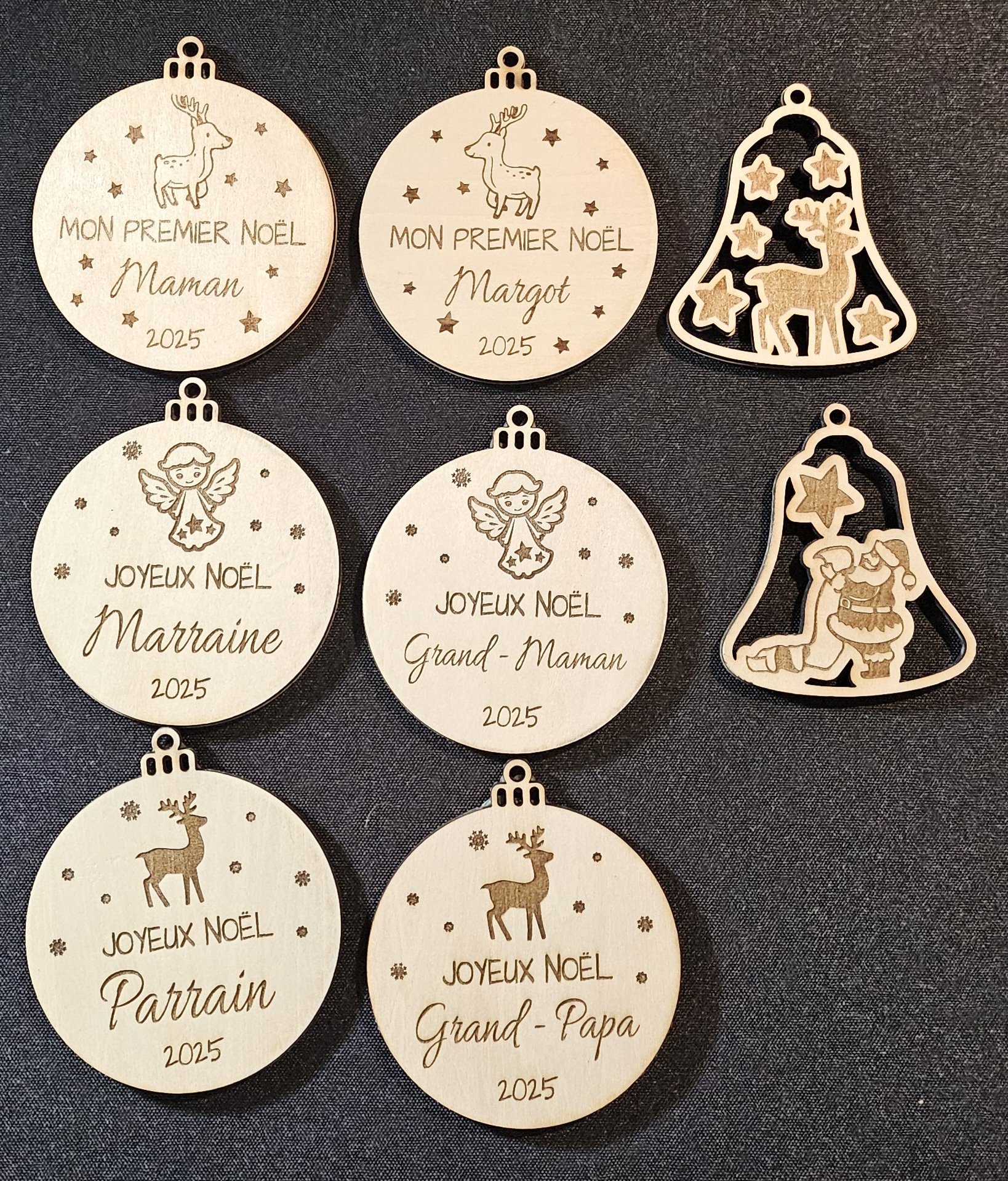 Ensemble de décoration de noël 2025 personnalisé.