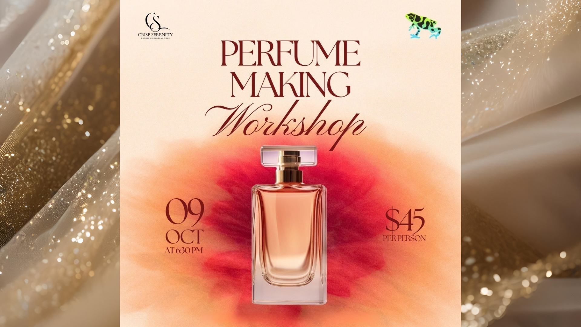 Fragrance Making Workshop with Crisp Serenity