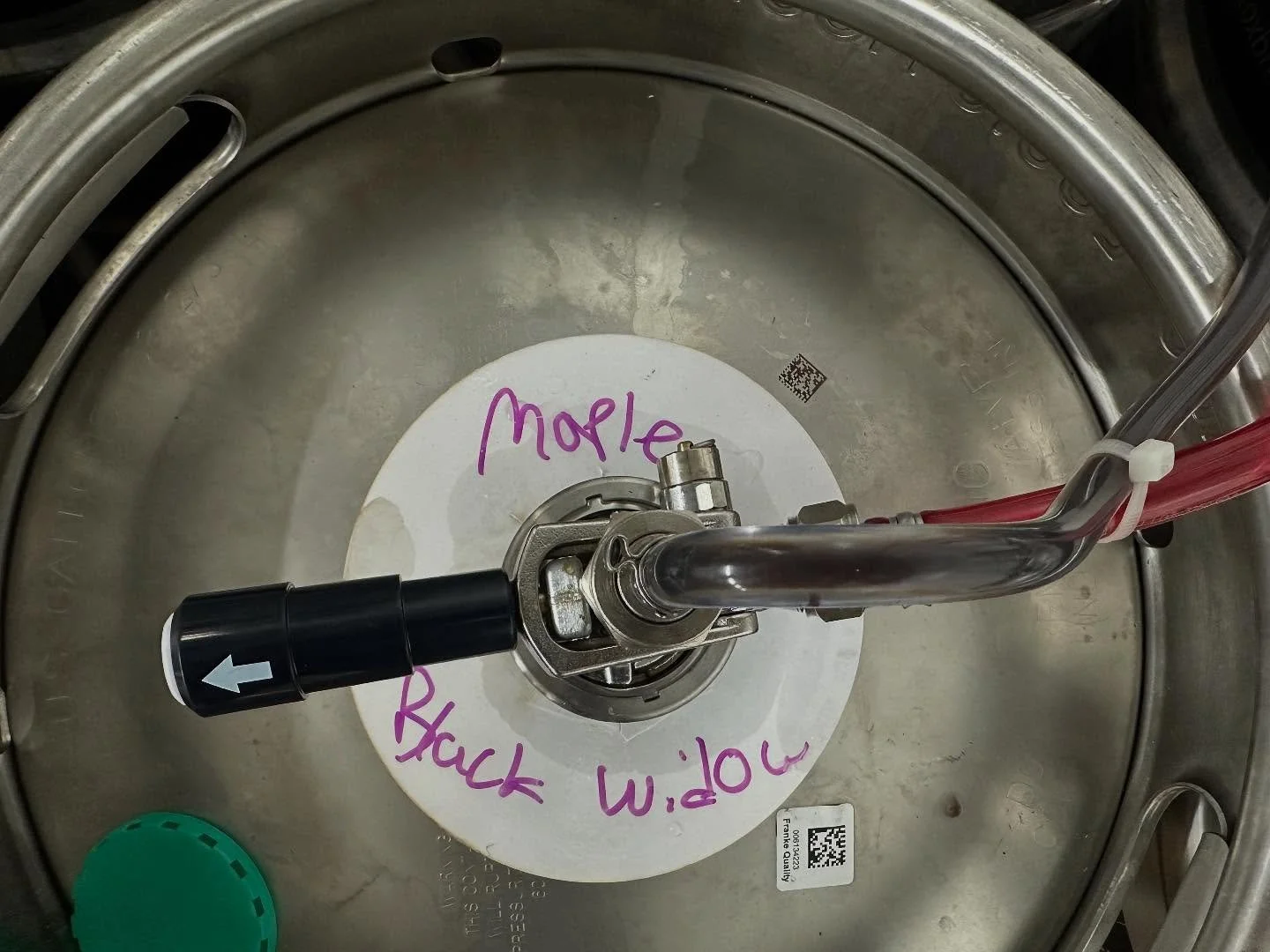 We are open today for taproom and full food menu until 6:00 coffee until 4:00. We just tapped this bad boy imperial stout we've been sitting on for a rainy day (literally). This is our classic American Imperial Stout conditioned on maple syrup. Seems