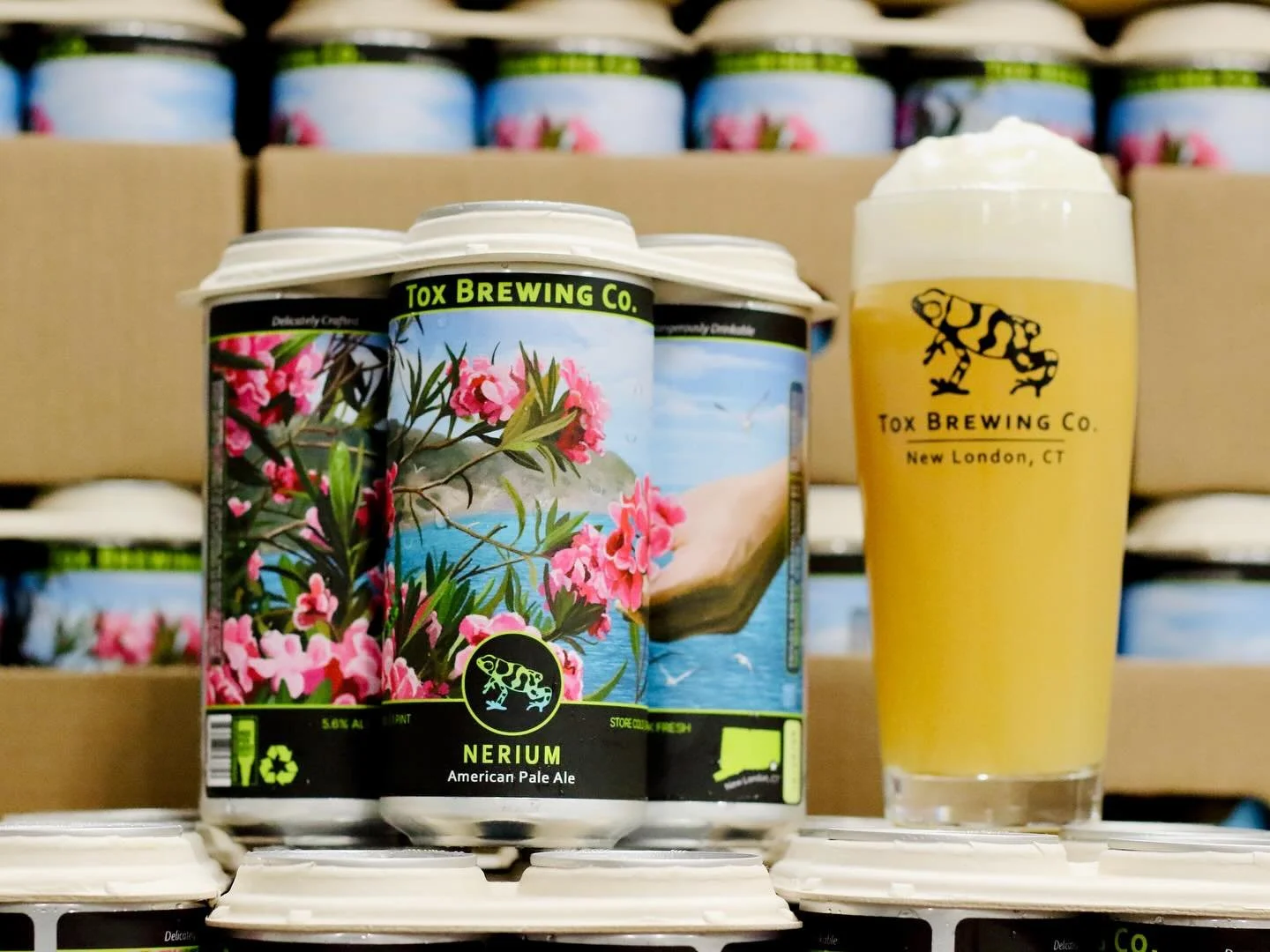 Nerium is our Pale Ale anchored by Australian Vic Secret. We characterize the dominant flavors as &quot;Dankberries&quot;. Paired with some of our favorite American hops, the flavor emerges with notes of pineapple, dank pine, ripe berries, and a plet