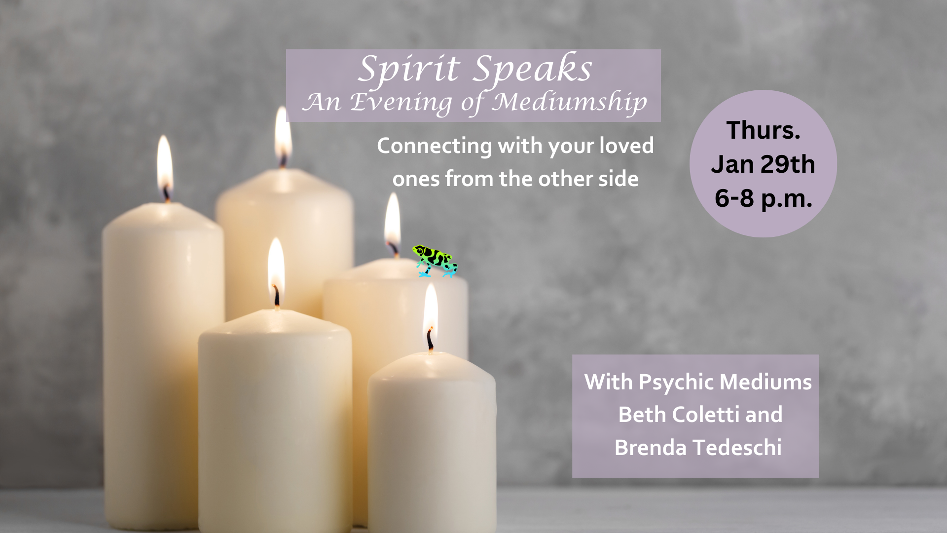 Spirit Speaks: Gallery Reading