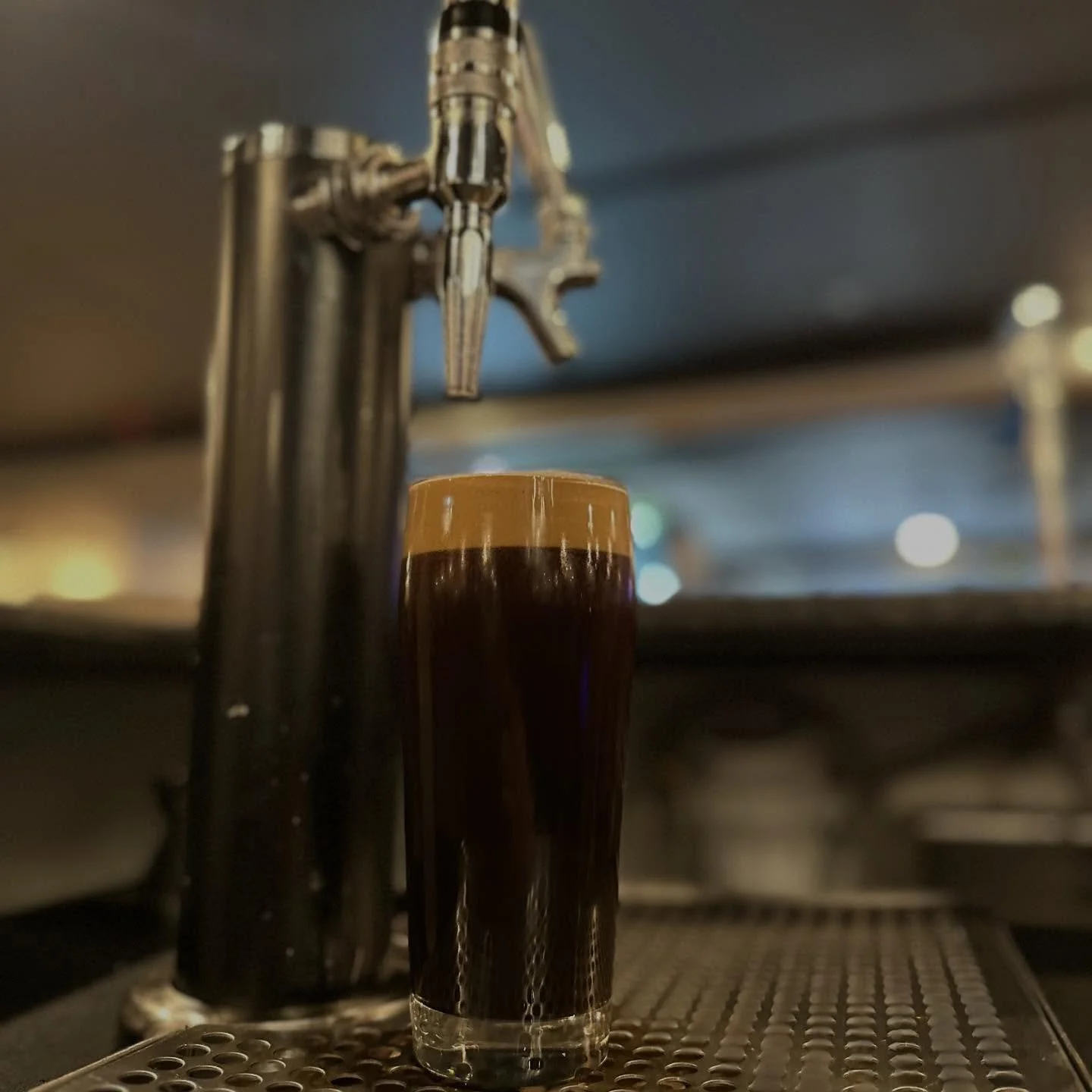 We have a fresh batch of Wolfsbane, our 6.5% classic English style Oatmeal stout running through our nitro infuser faucet. Just in time for Stoutmas, a whole day of celebrating stouts, and all of the barrel aging and fun flavors that can be infused i