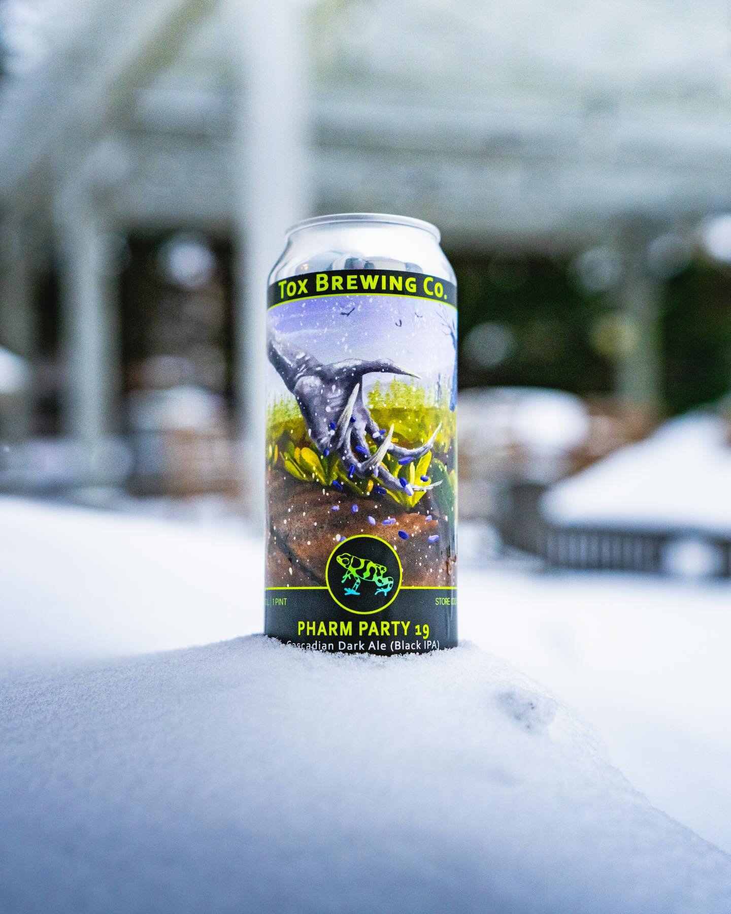 How can a beer be black and pale at the same time? Who cares if it tastes good, amiright? Besides, we prefer to call it a Cascadian Dark Ale.
.
At 6.7% (Siiiix Seeeeeeven), Pharm Party 19 is our inaugural take on a Cascadian Dark Ale. Built in the tr