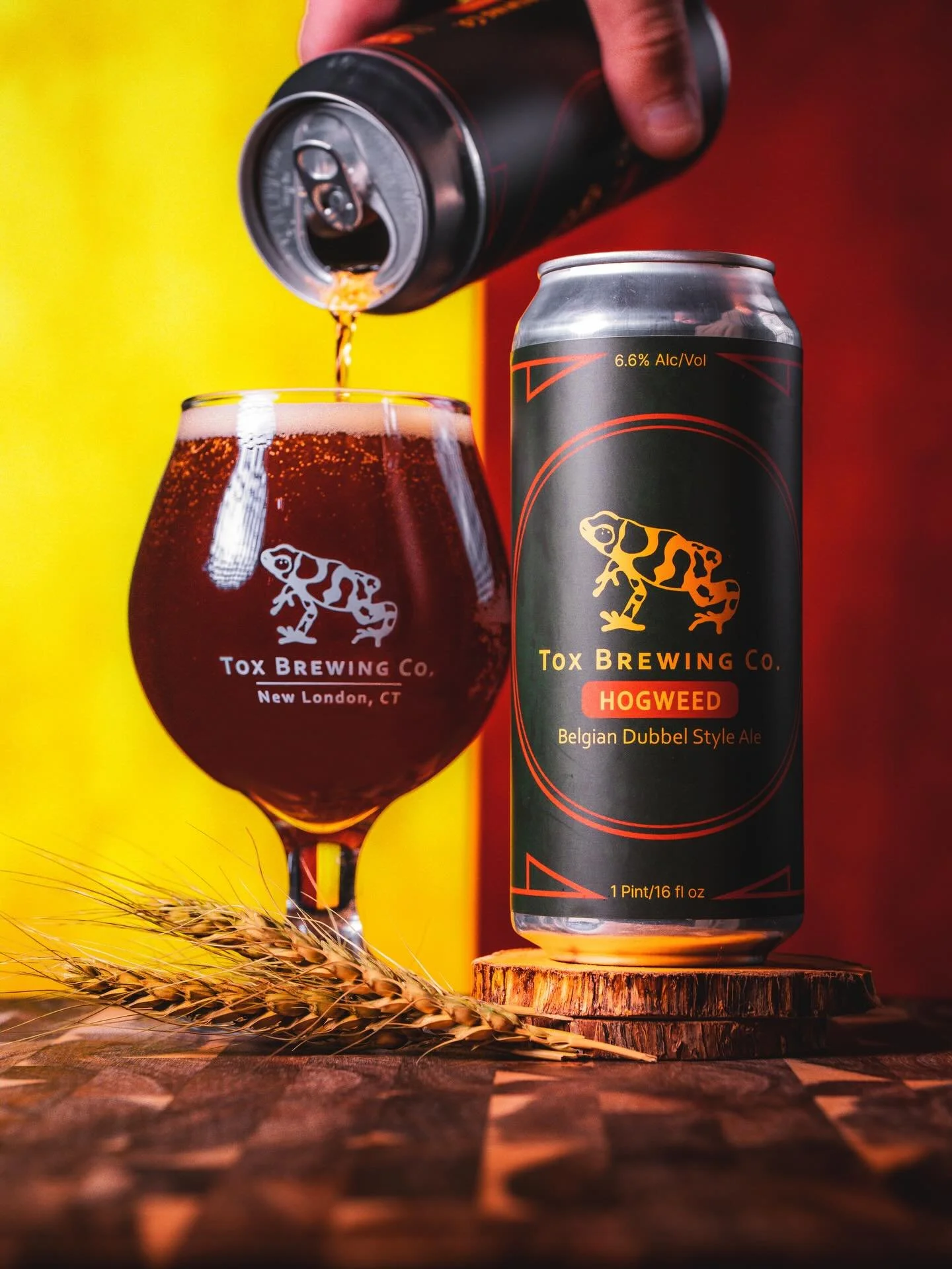 We are kicking off the week with a brand new Beer.
.
Hogweed is our Belgian Dubbel style ale. This 6.6% rich, malt-forward, Trappist-style ale offers a copper/brown appearance with complex caramel and dark fruit flavors. With a stylistic lack of hop 