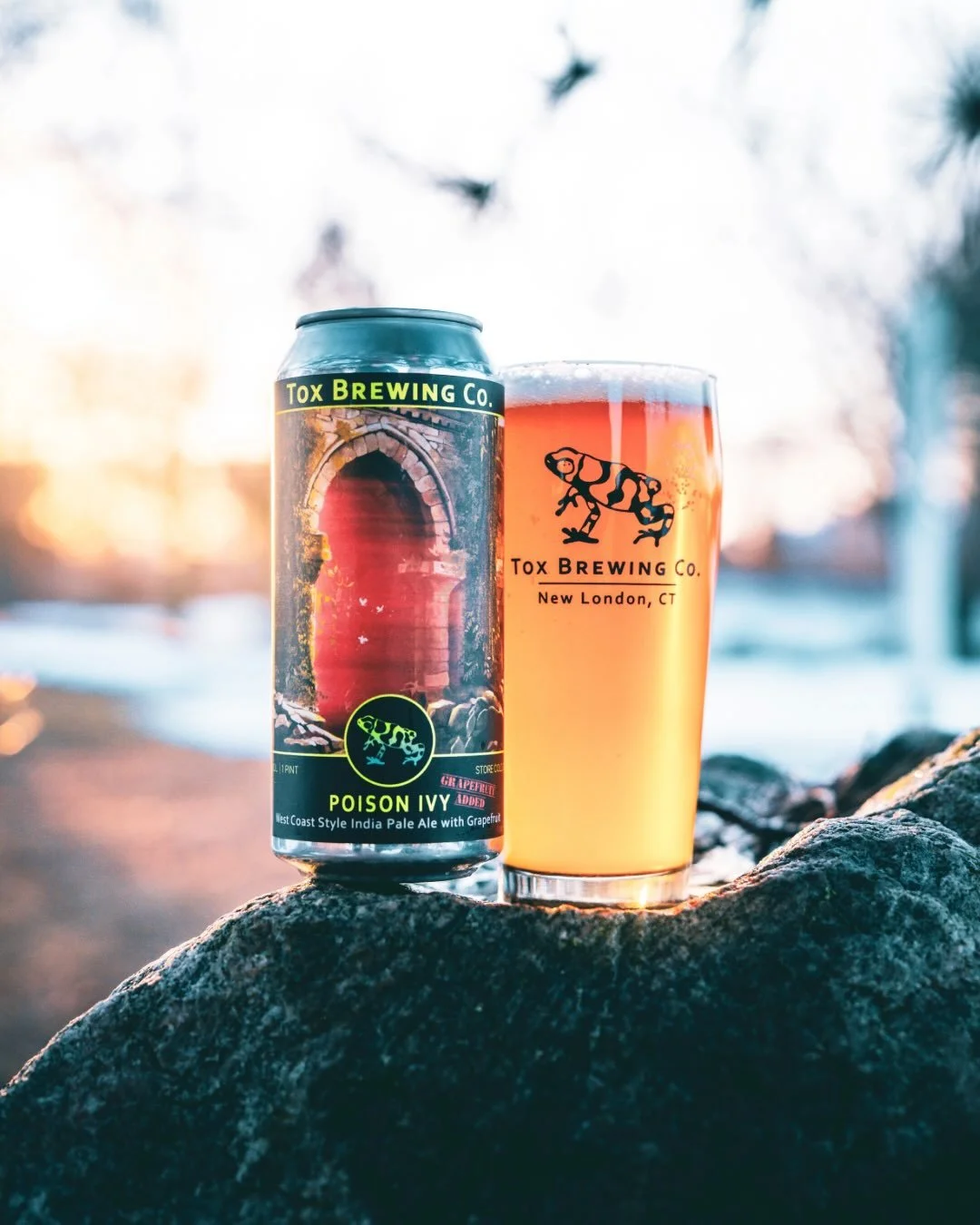 It's a warm and colorful dusk down here on Bank Street. The crews worked tirelessly over the last few days to clear bank Street and the municipal lot behind us. Driving and parking down here is comfortable once again.  Our tap room is warm and inviti