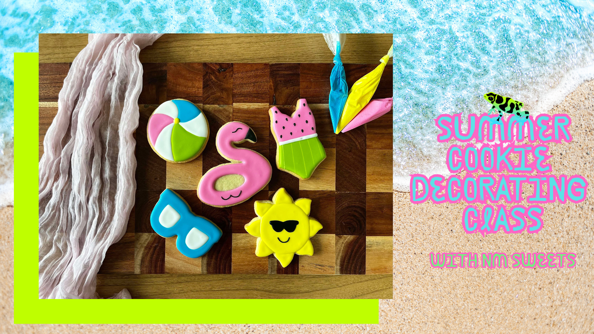 Summer Cookie Decorating with NM Sweets