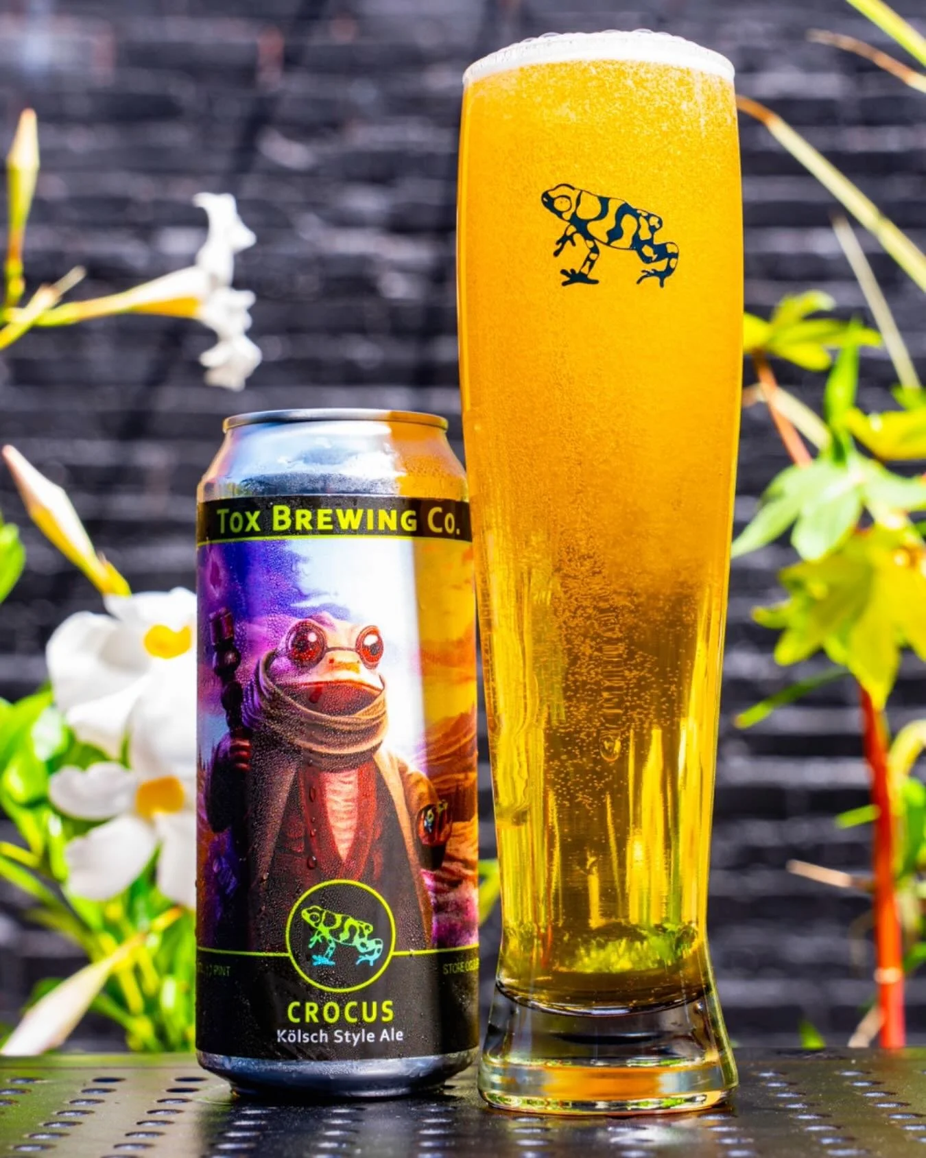 We have a fresh batch of Crocus, our crusher of a K&ouml;lsch on tap and in cans to go to kick off the week. Inspired by a German tradition, a simple bed of traditional Bohemian Cologne Malted Spring Barley and Carafoam is fermented with German K&oum