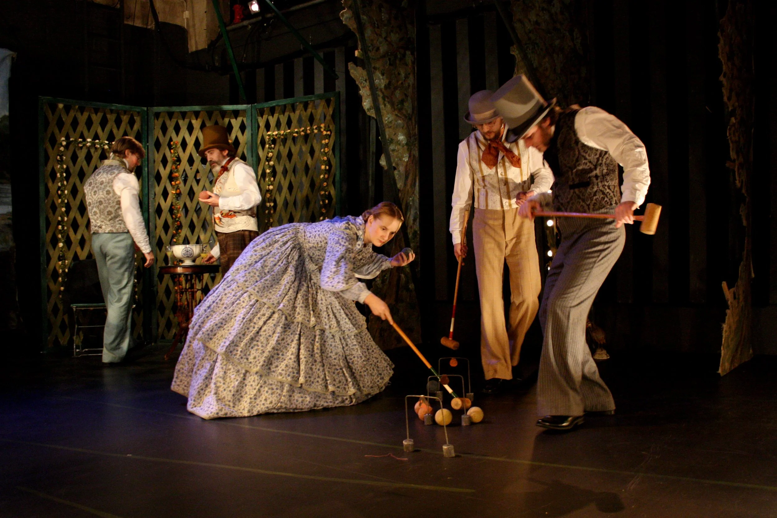 Miguel som dikteren Falk (Ibsens alterego) i «Svanhild»